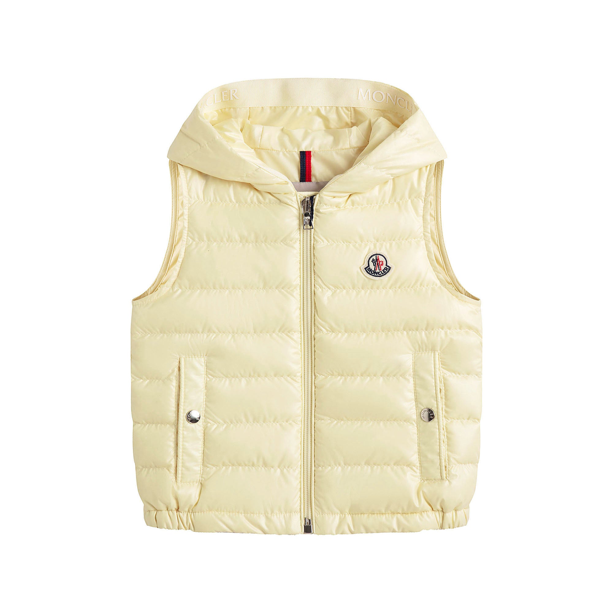 Baby Boys & Girls Yellow "COURONNE" Padded Down Gilet