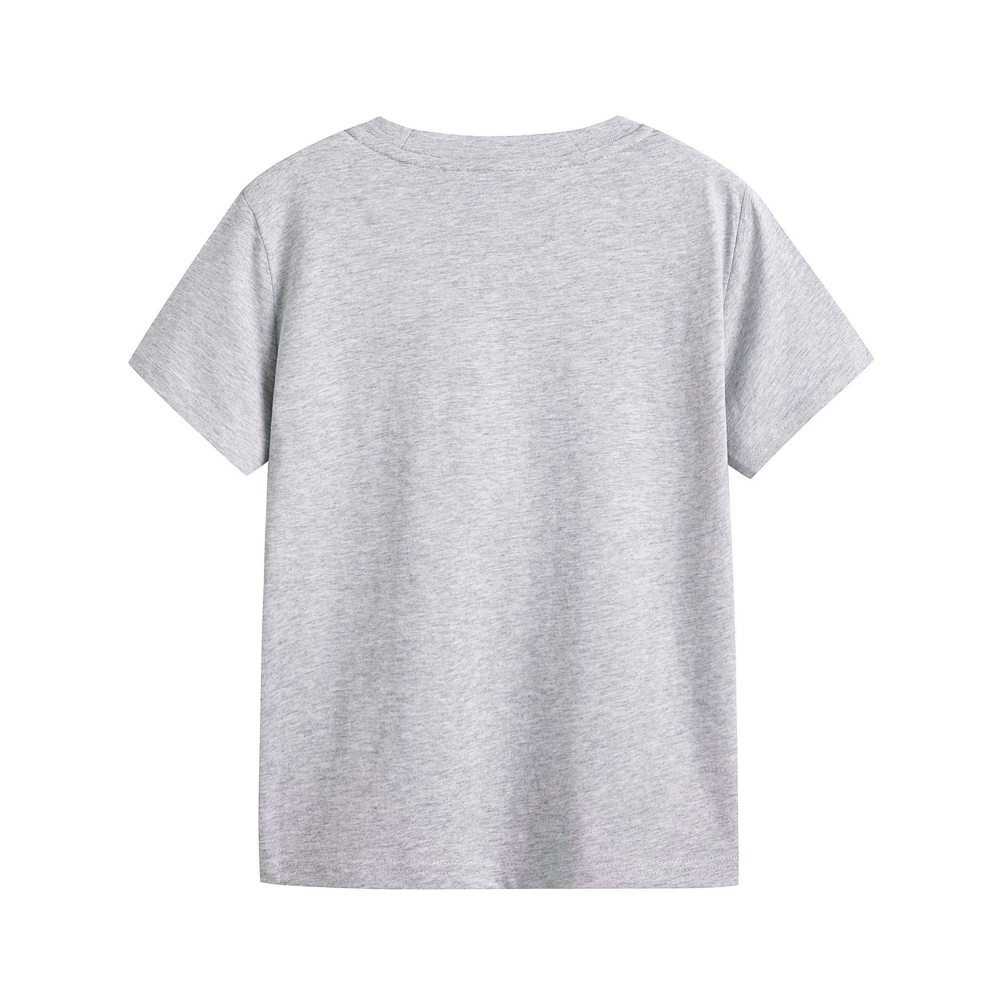 Boys Grey Logo Cotton T-Shirt