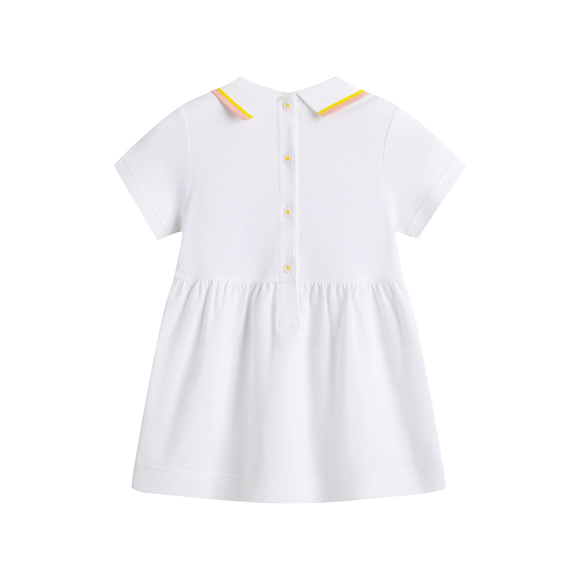 Baby Girls White Cotton Dress Set