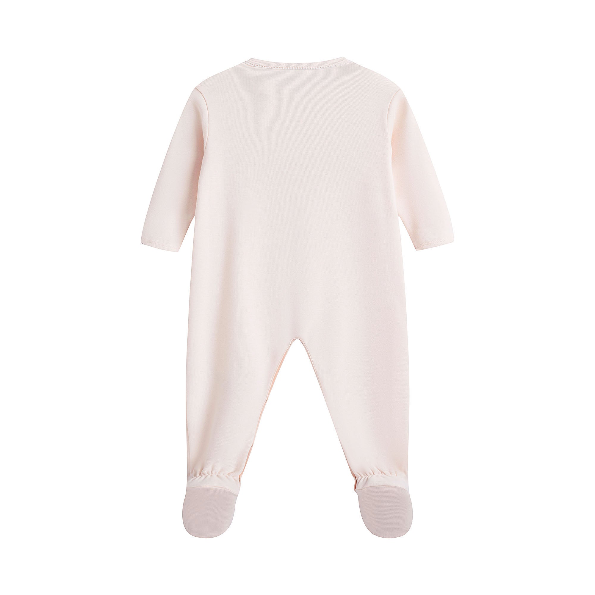 Baby Girls Light Pink Cotton Babysuit Set