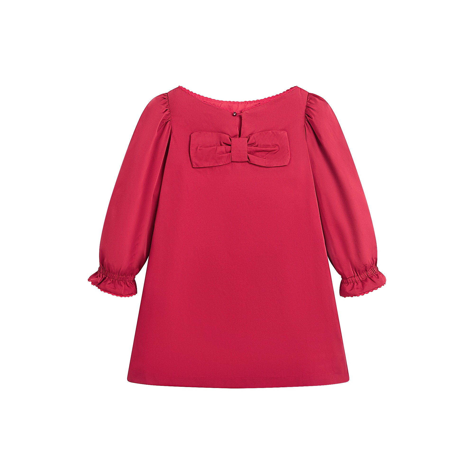 Girls Red Bow Dress