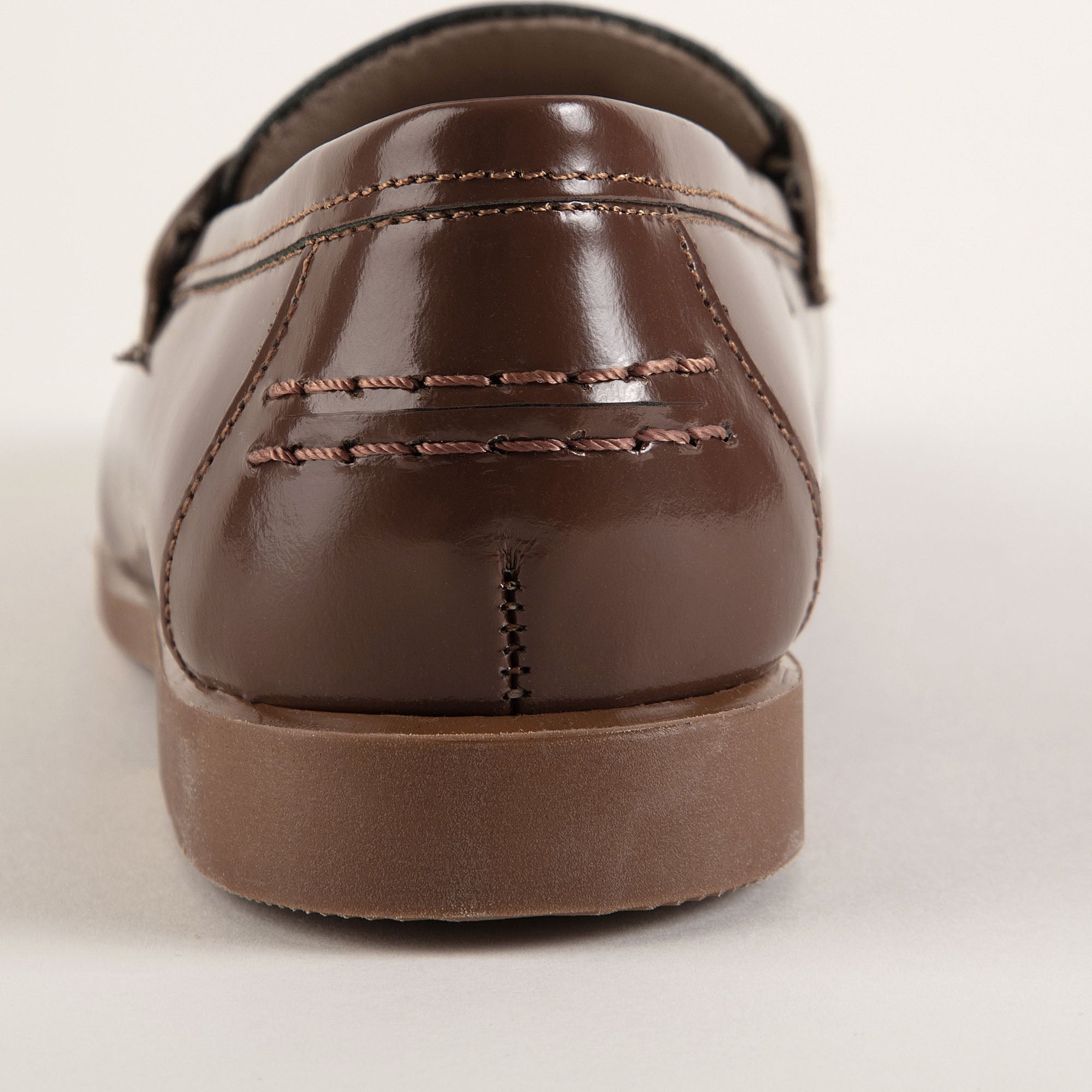 Girls Brown Tassel Loafer Shoes