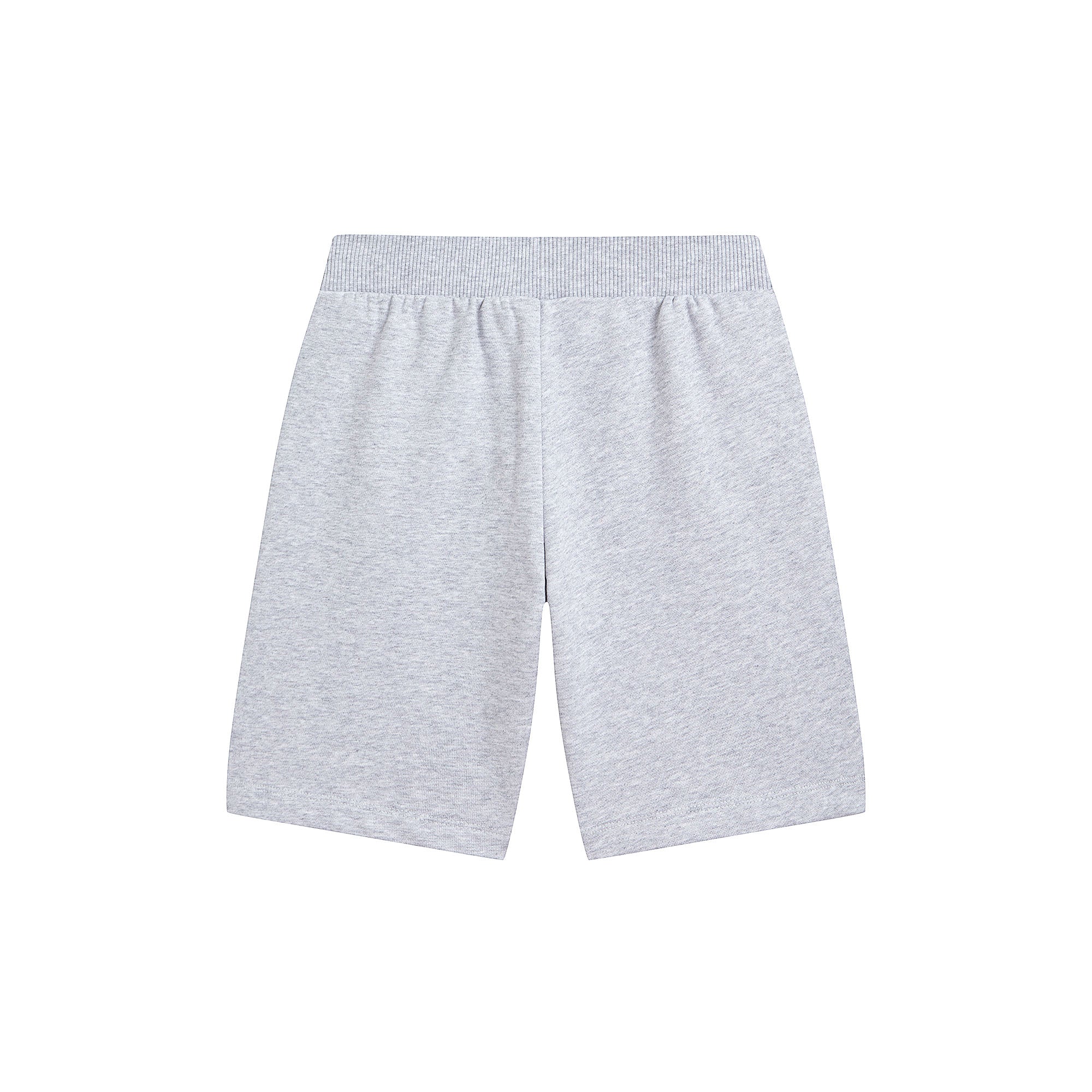 Boys Grey Logo Cotton Shorts