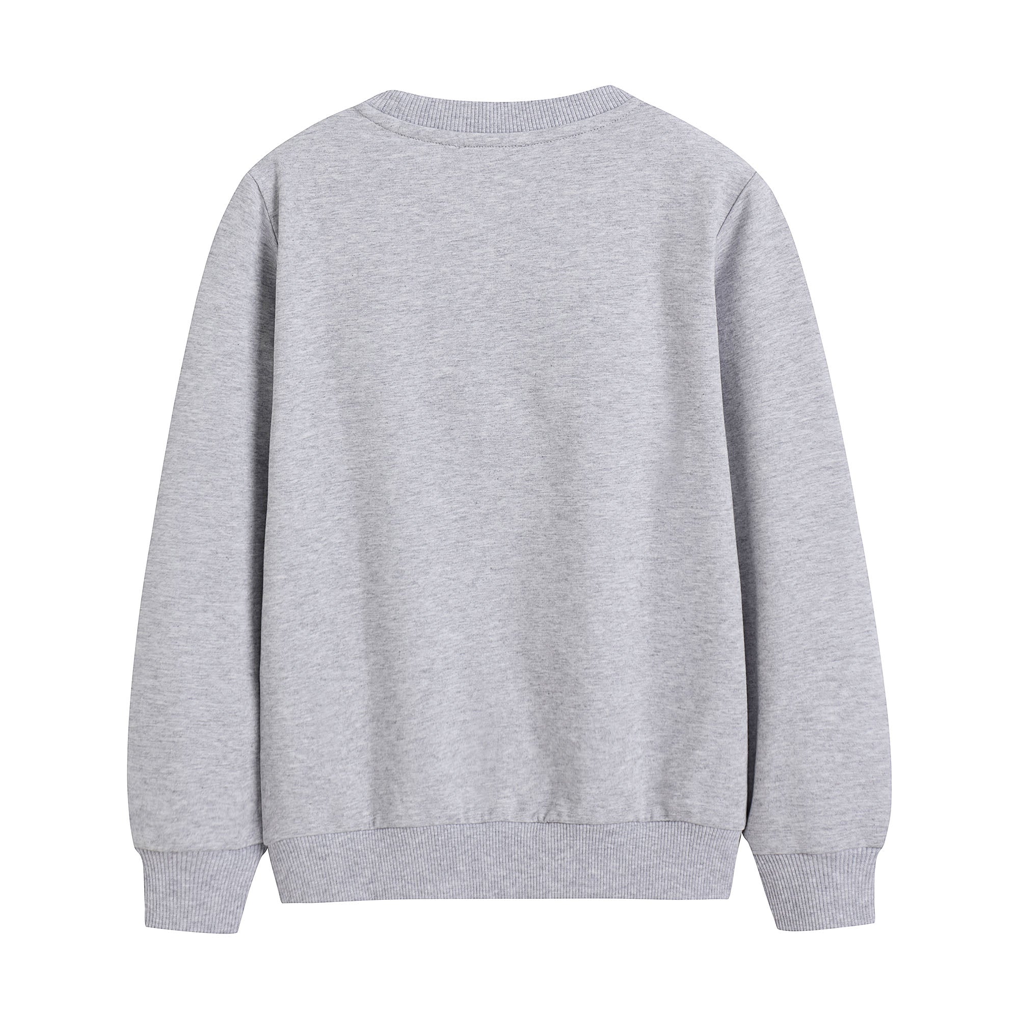 Boys & Girls Grey Logo Cotton Sweatshirt