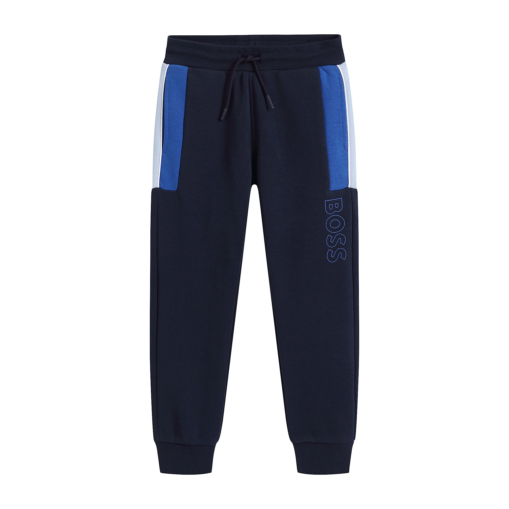 Boys Blue Cotton Trousers