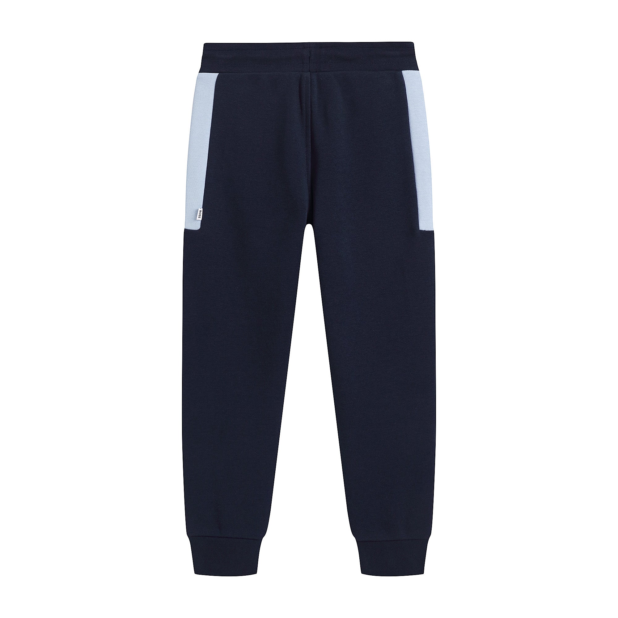 Boys Blue Cotton Trousers