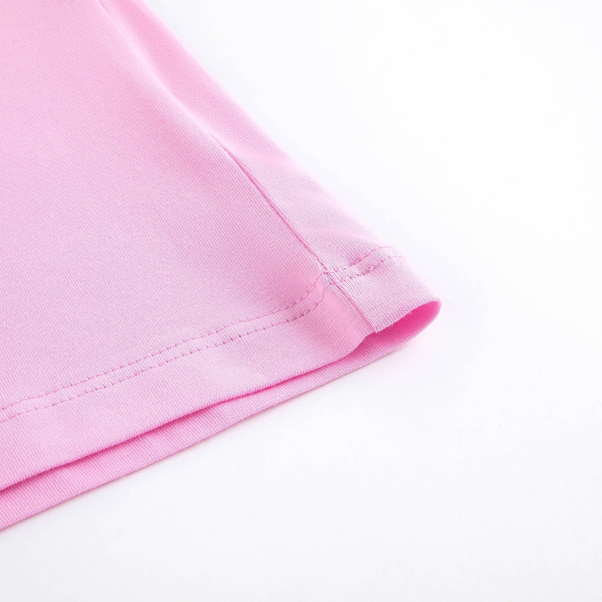 Girls Pink Logo Cotton T-Shirt