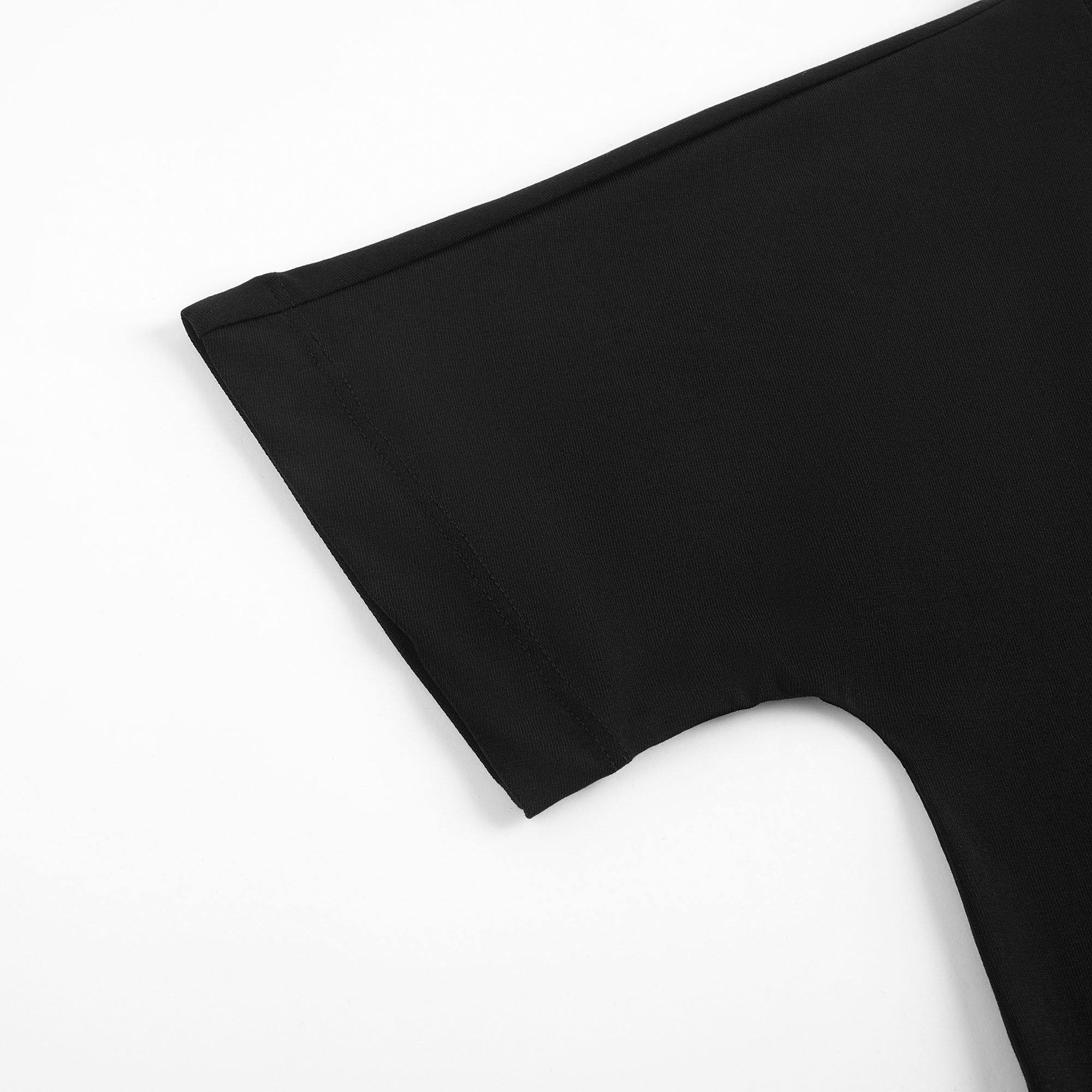 Girls Black Logo Cotton Dress