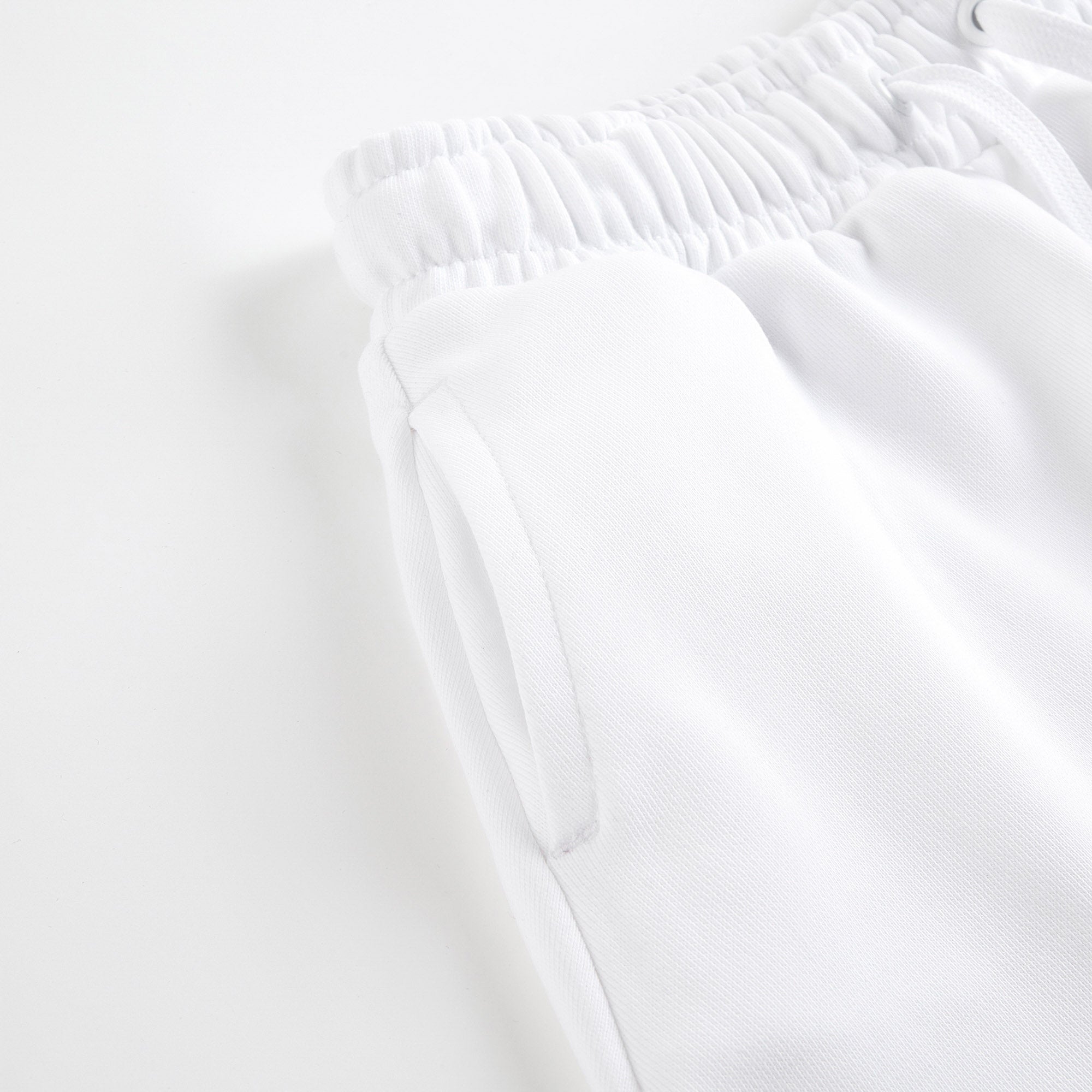 Girls White Logo Cotton Skirt