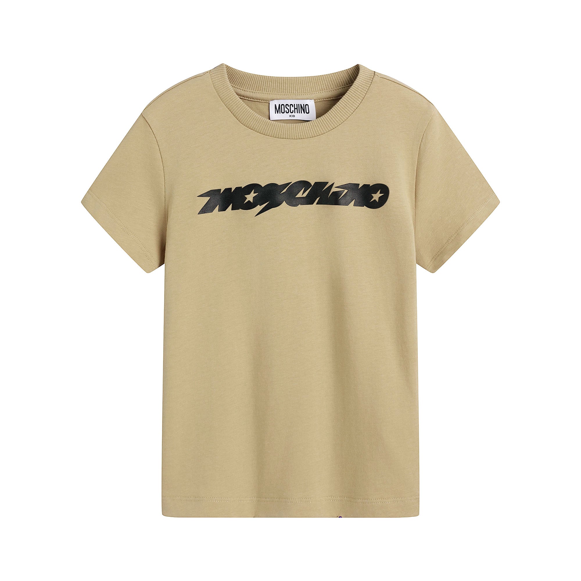 Boys Brown Cotton T-Shirt