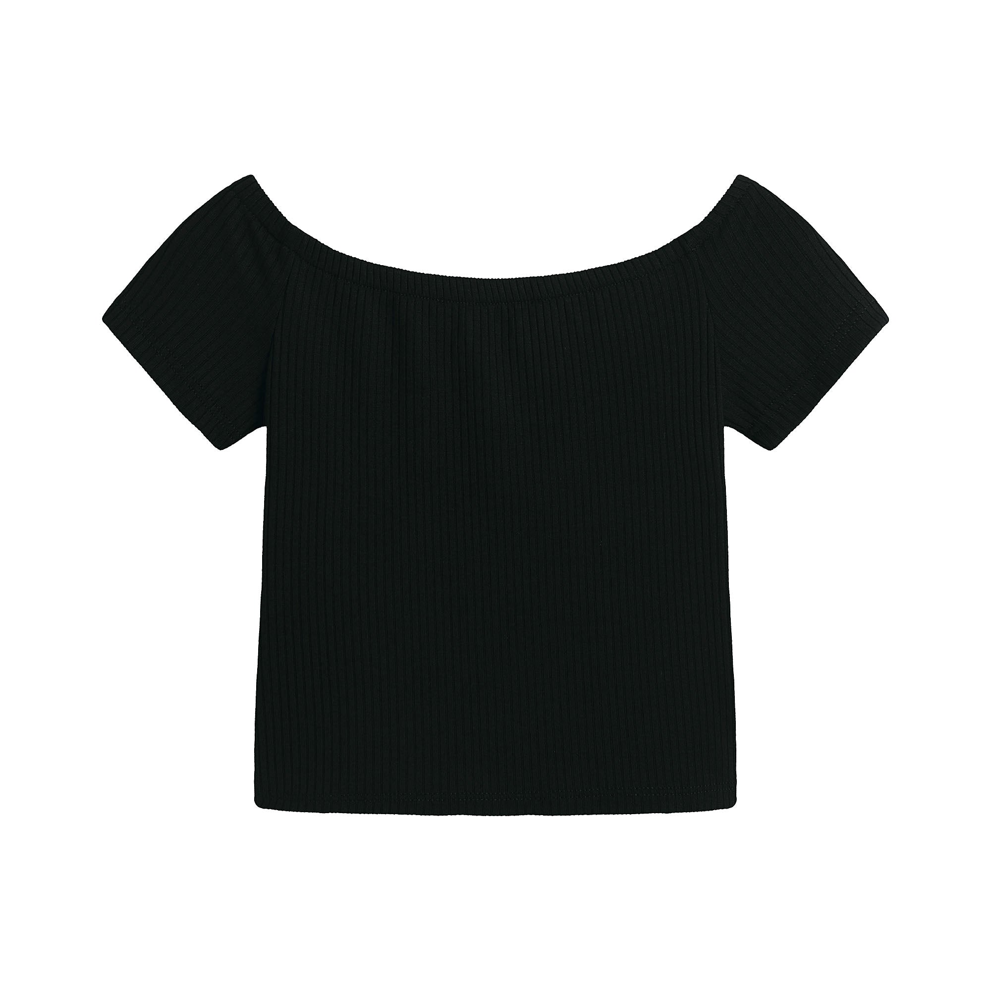 Girls Black Logo T-Shirt