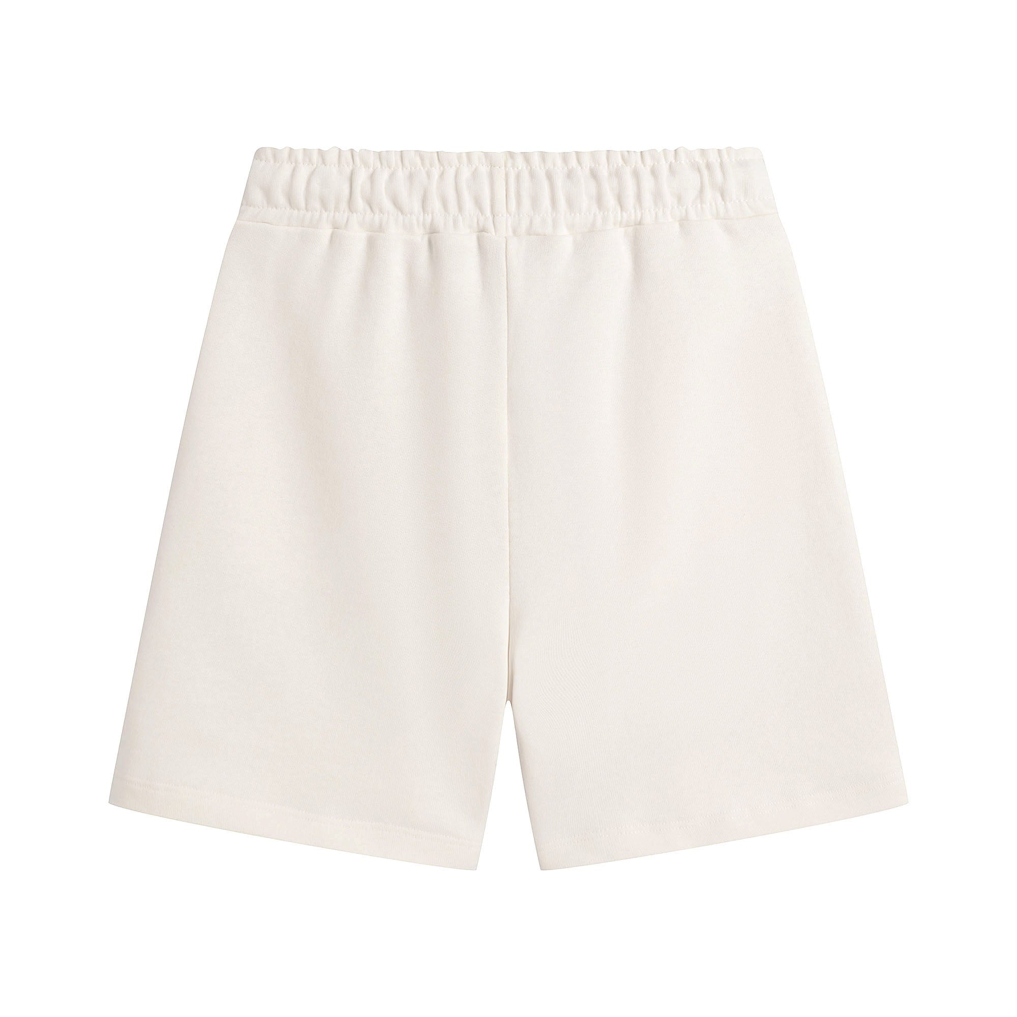 Boys & Girls White Cotton Shorts