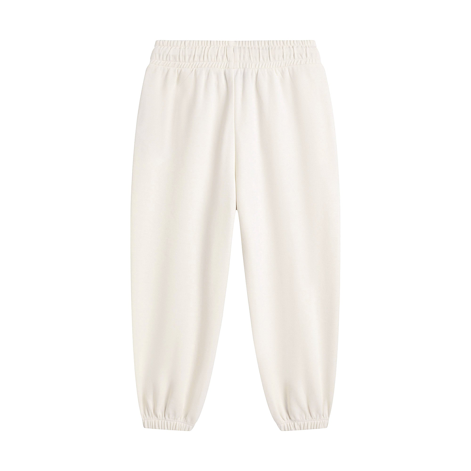 Boys & Girls Cream Cotton Trousers