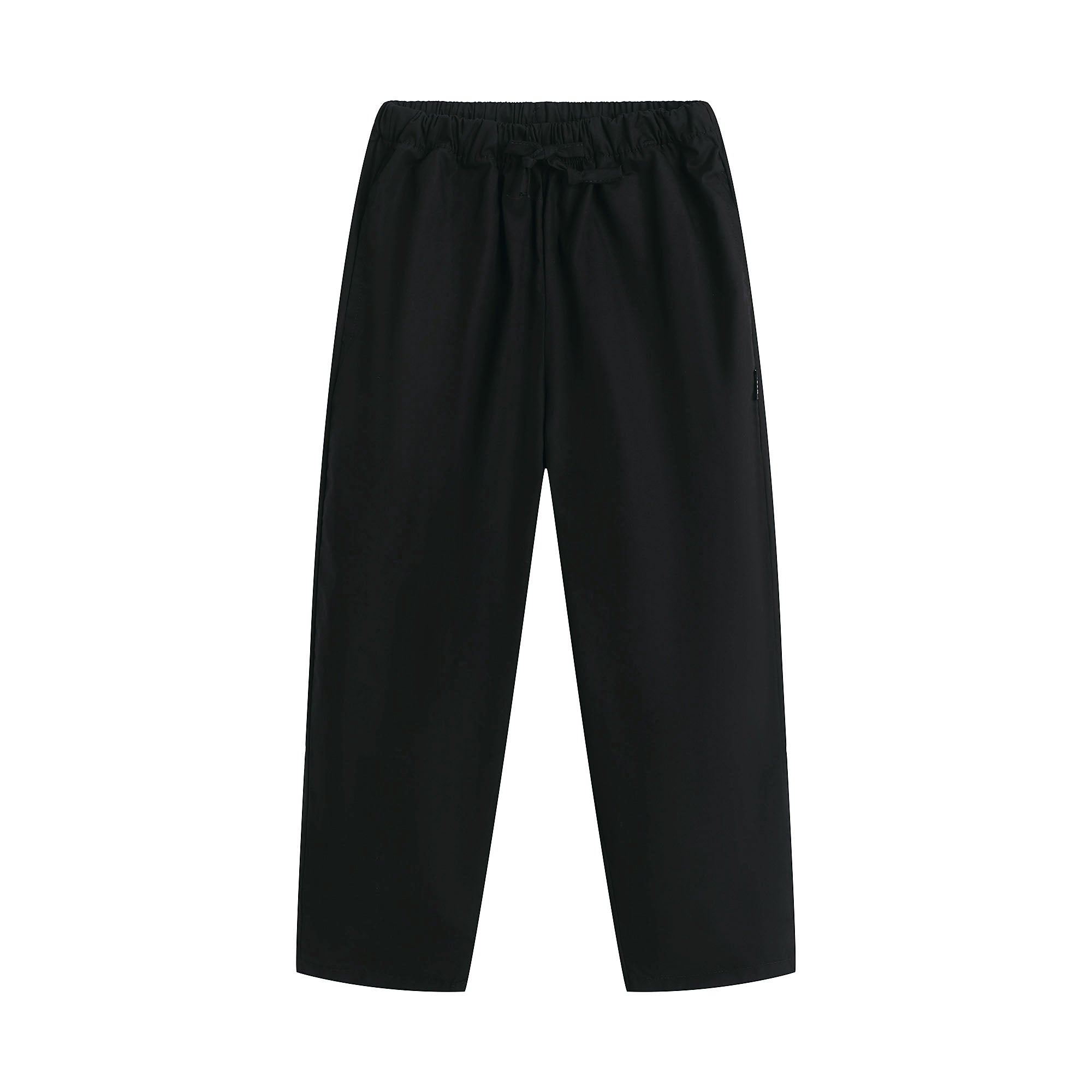 Boys Black Cotton Trousers