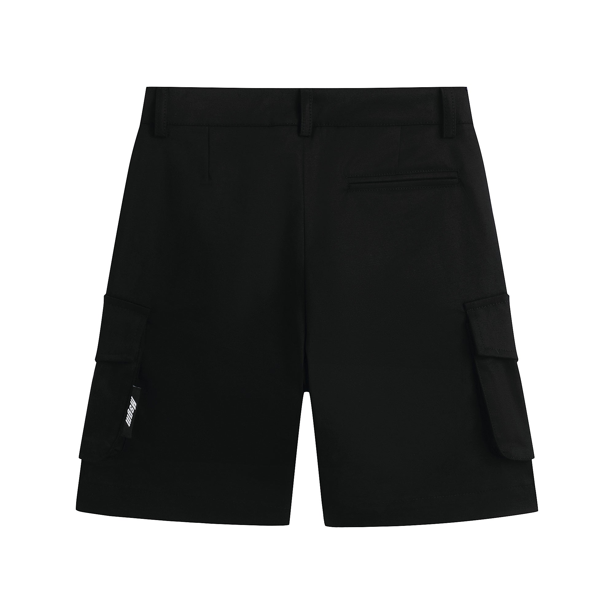 Boys & Girls Black Cotton Shorts