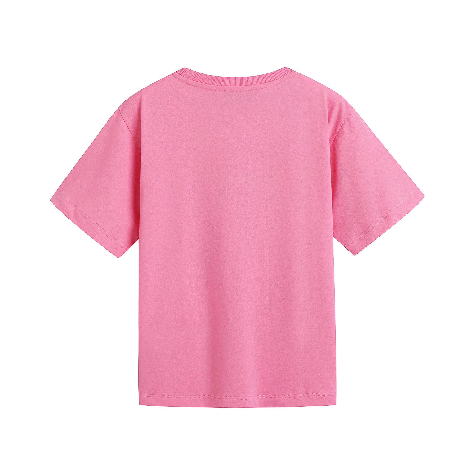 Boys & Girls Pink Cotton T-Shirt