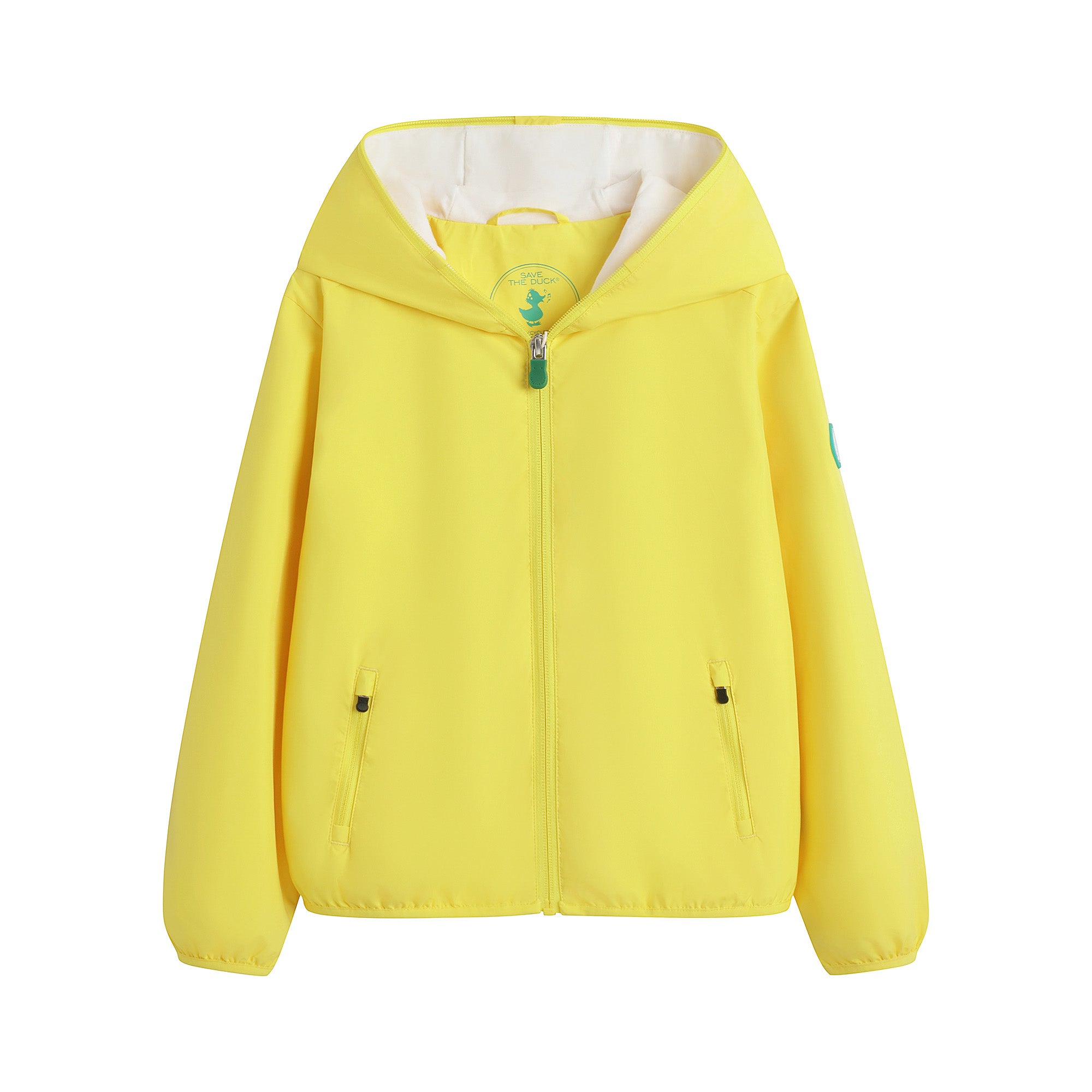 Boys & Girls Yellow Hooded Jacket
