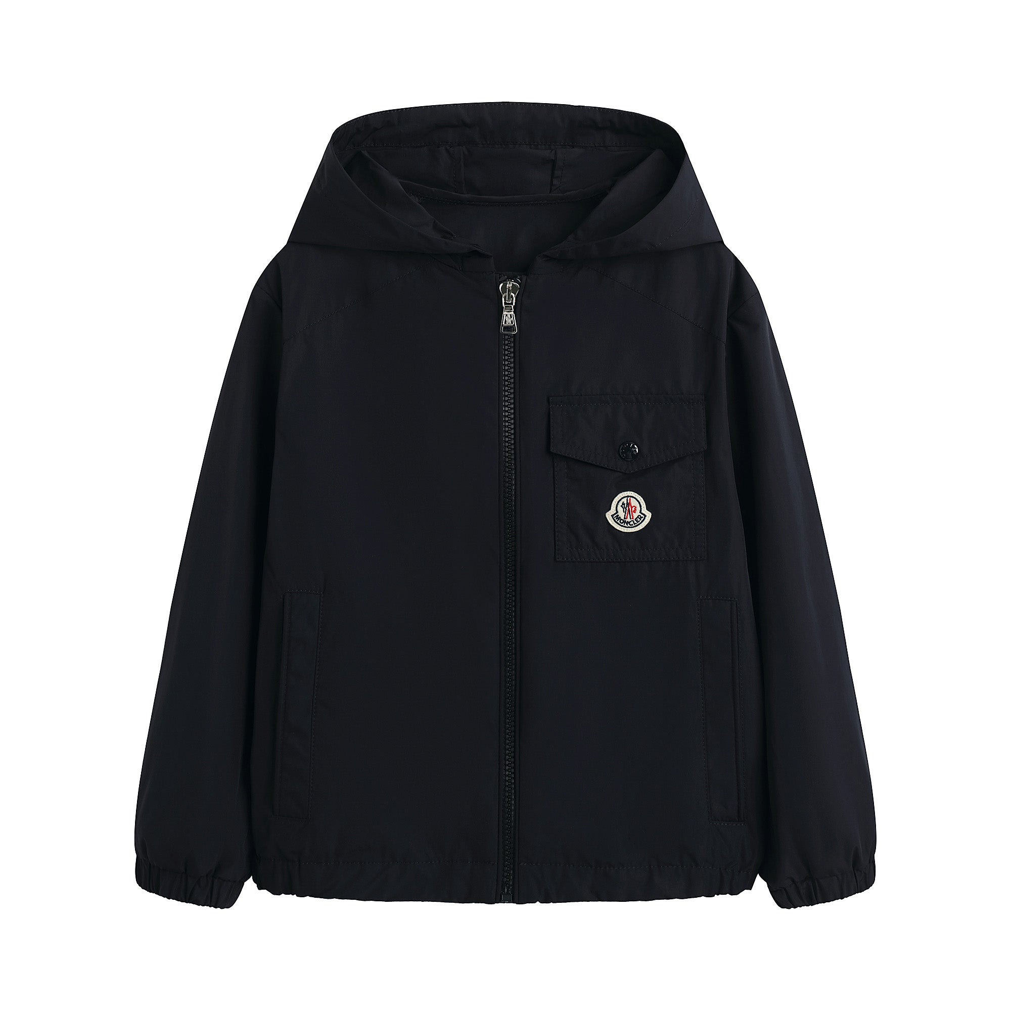 Boys Dark Navy Zip-Up Jacket