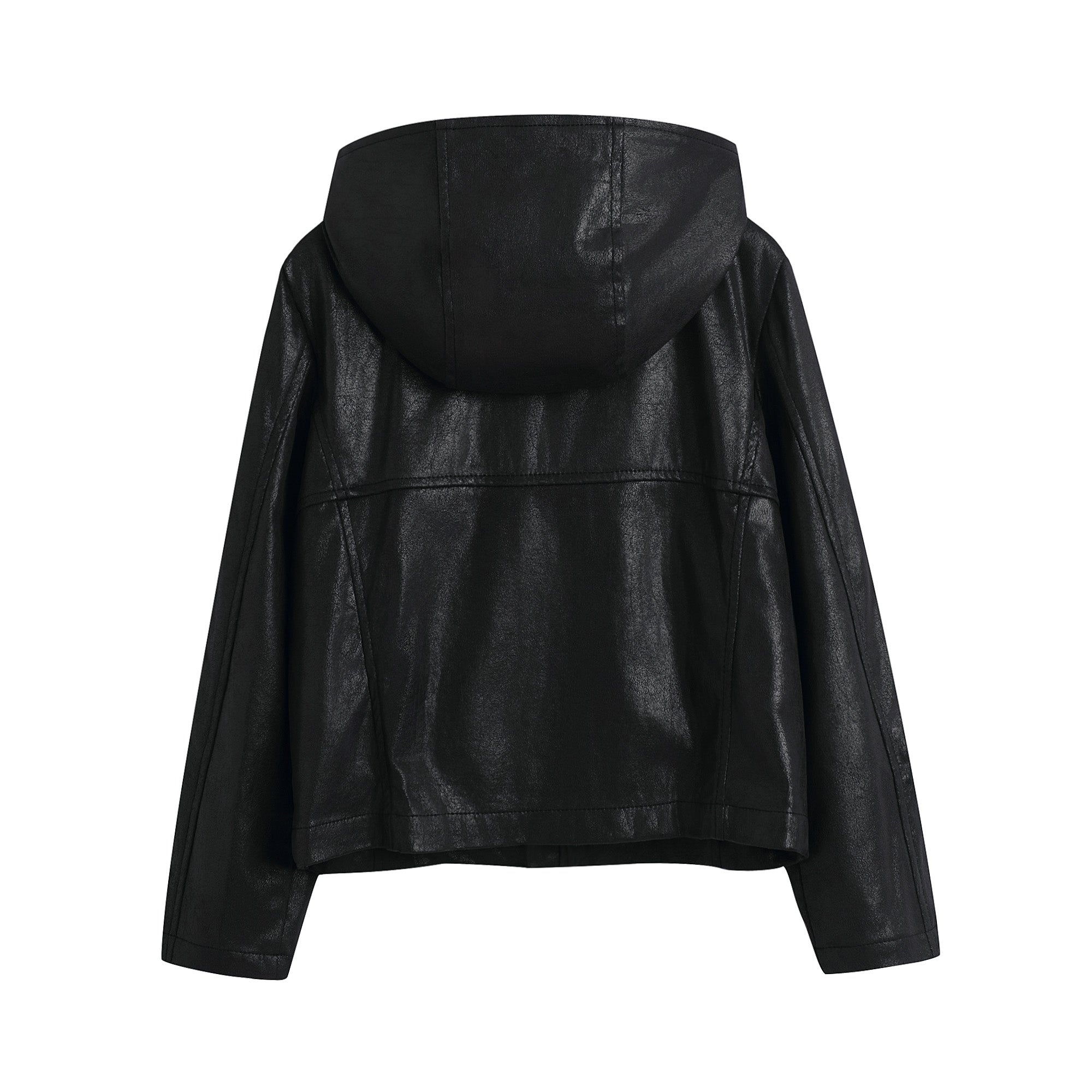 Boys & Girls Black Zip-Up Jacket