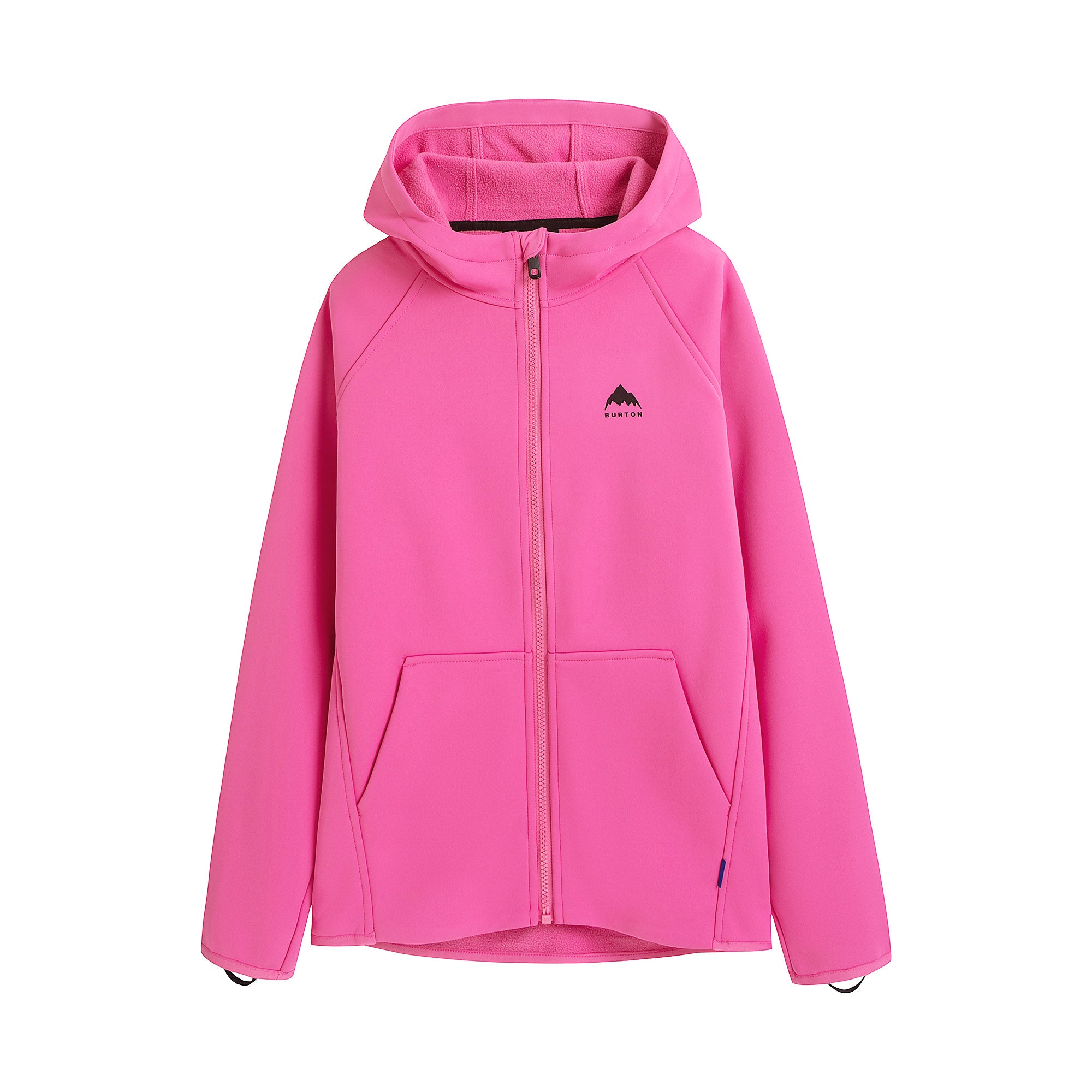 Girls Pink Zip-Up Top