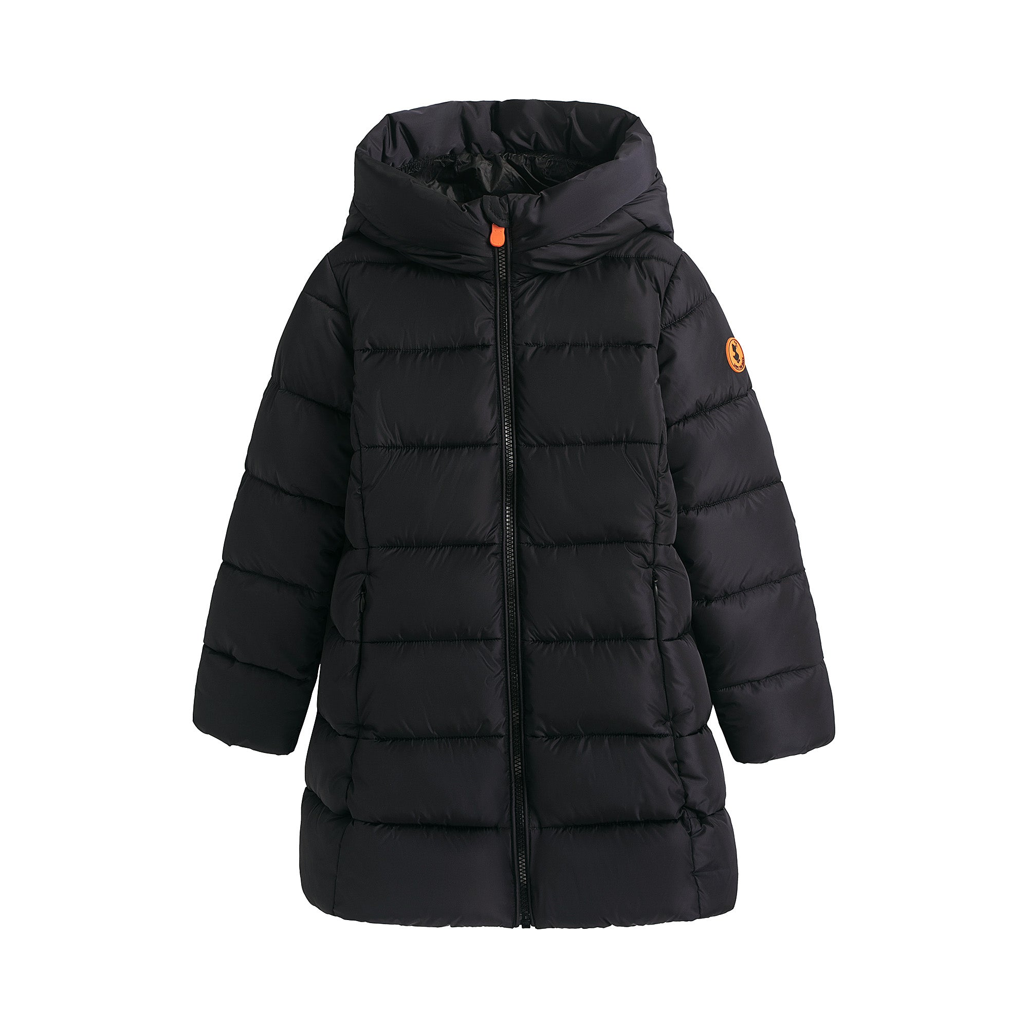 Girls Black Padded Coat