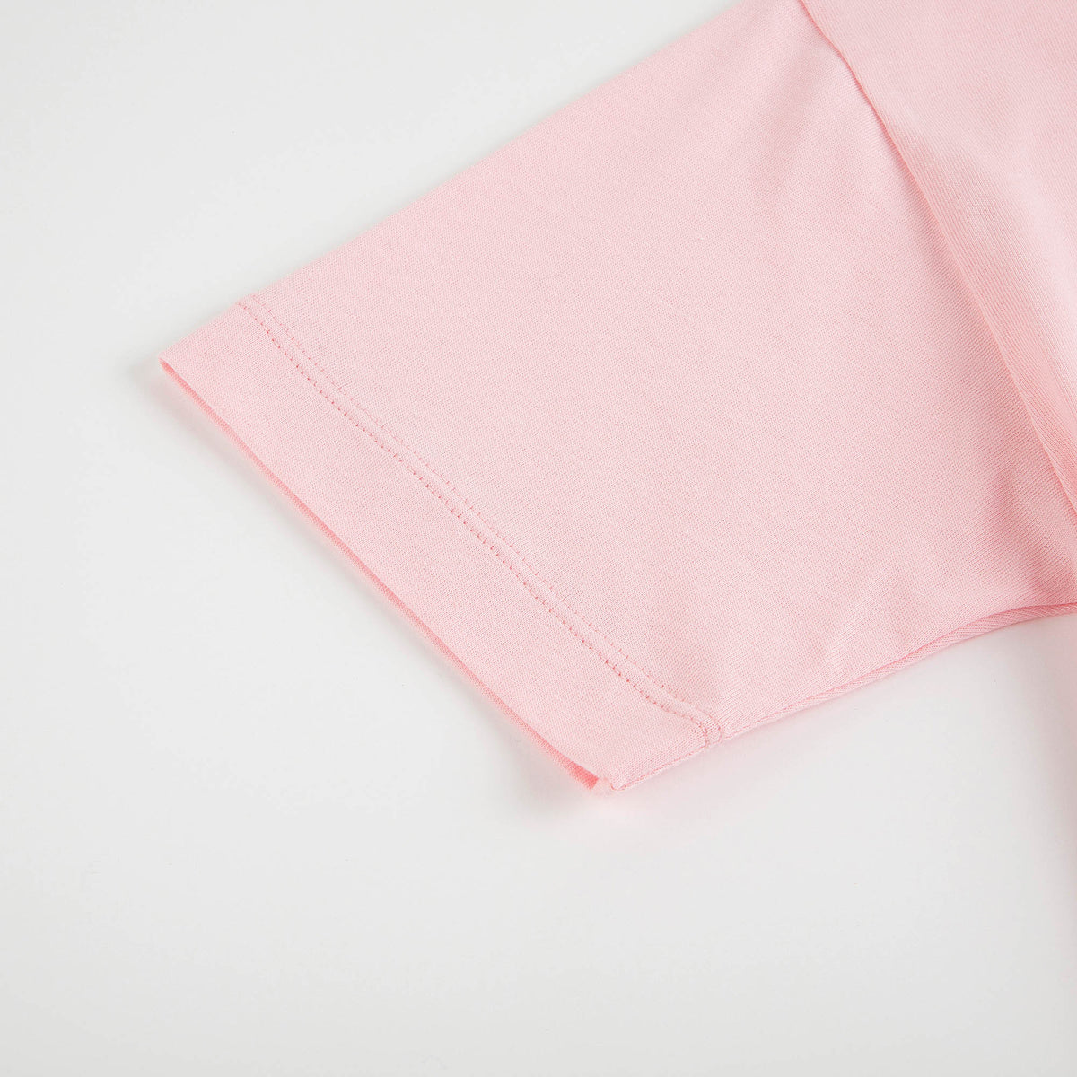 Girls Pink Printed Cotton T-Shirt