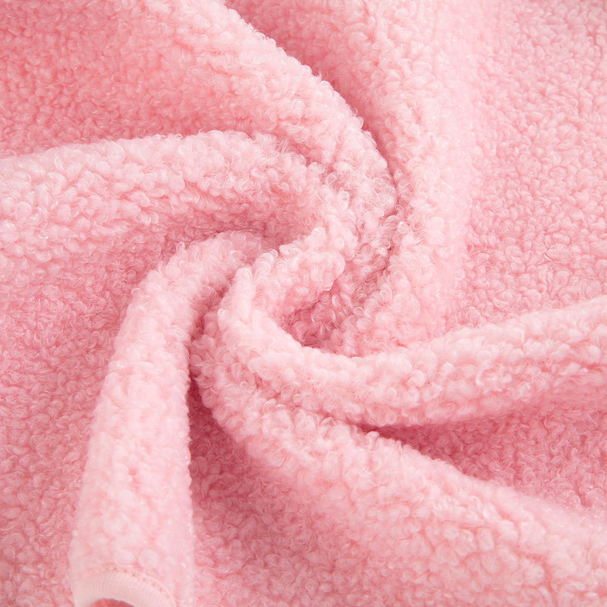 Baby Girls Pink Sherpa Gilet