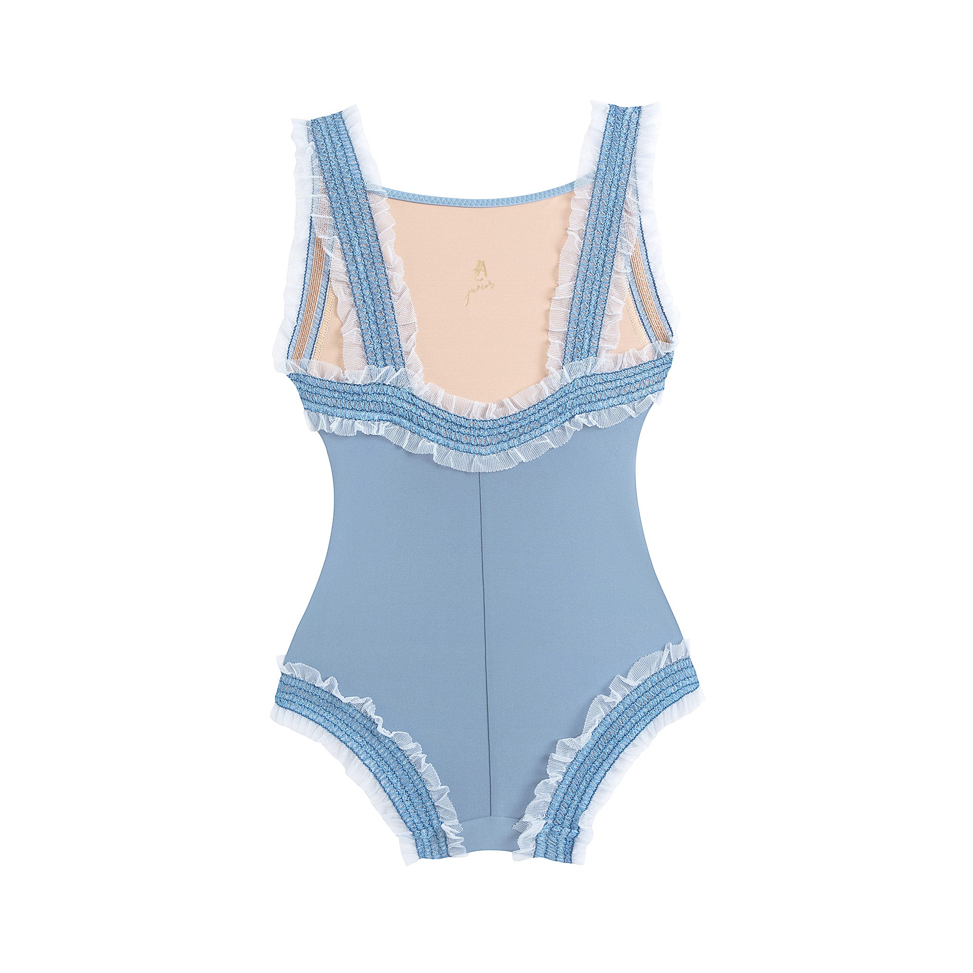 Girls Light Blue Ballet Onesies