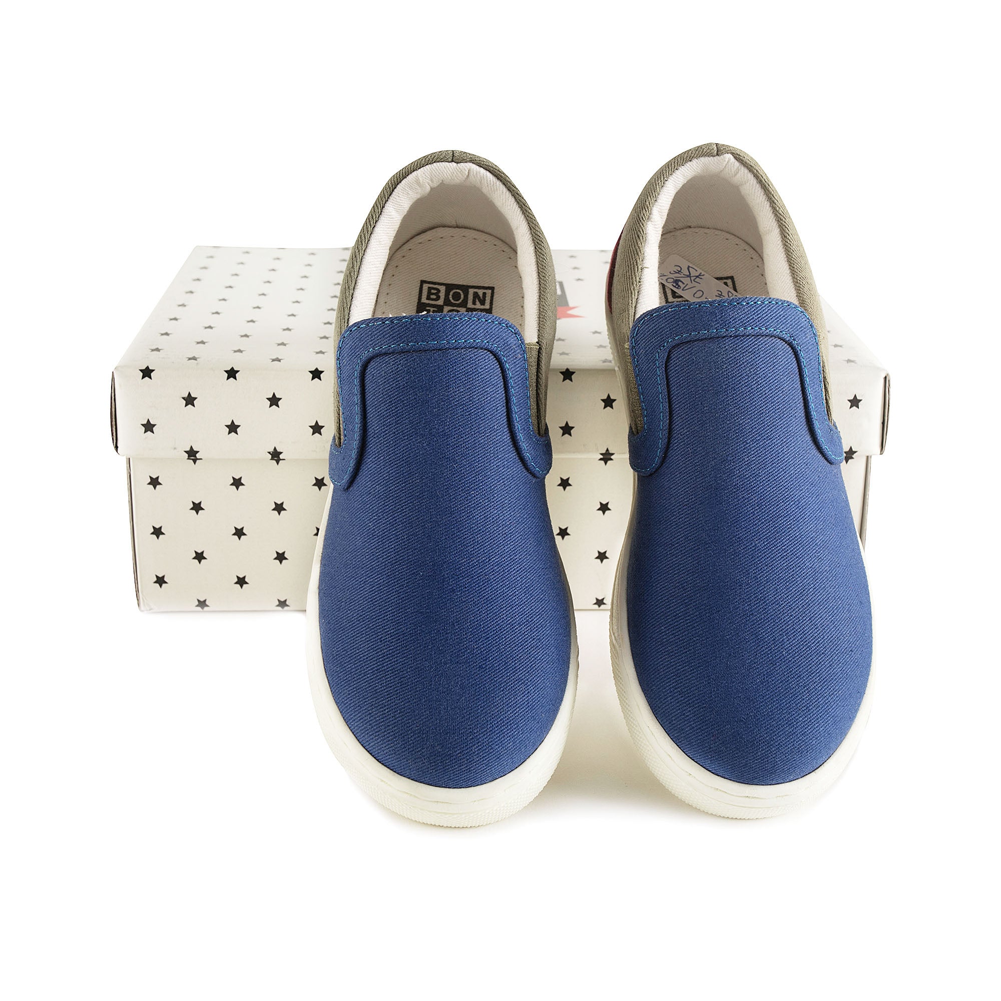 Boys & Girls Blue Cotton Shoes