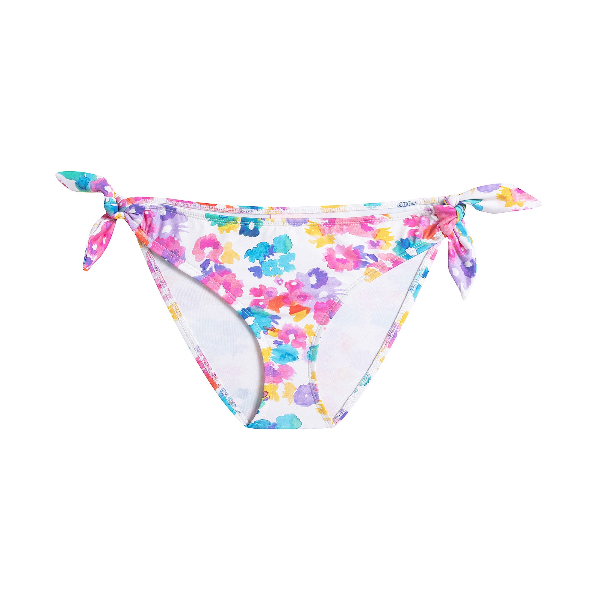 Girls Pink Floral Swimsuit