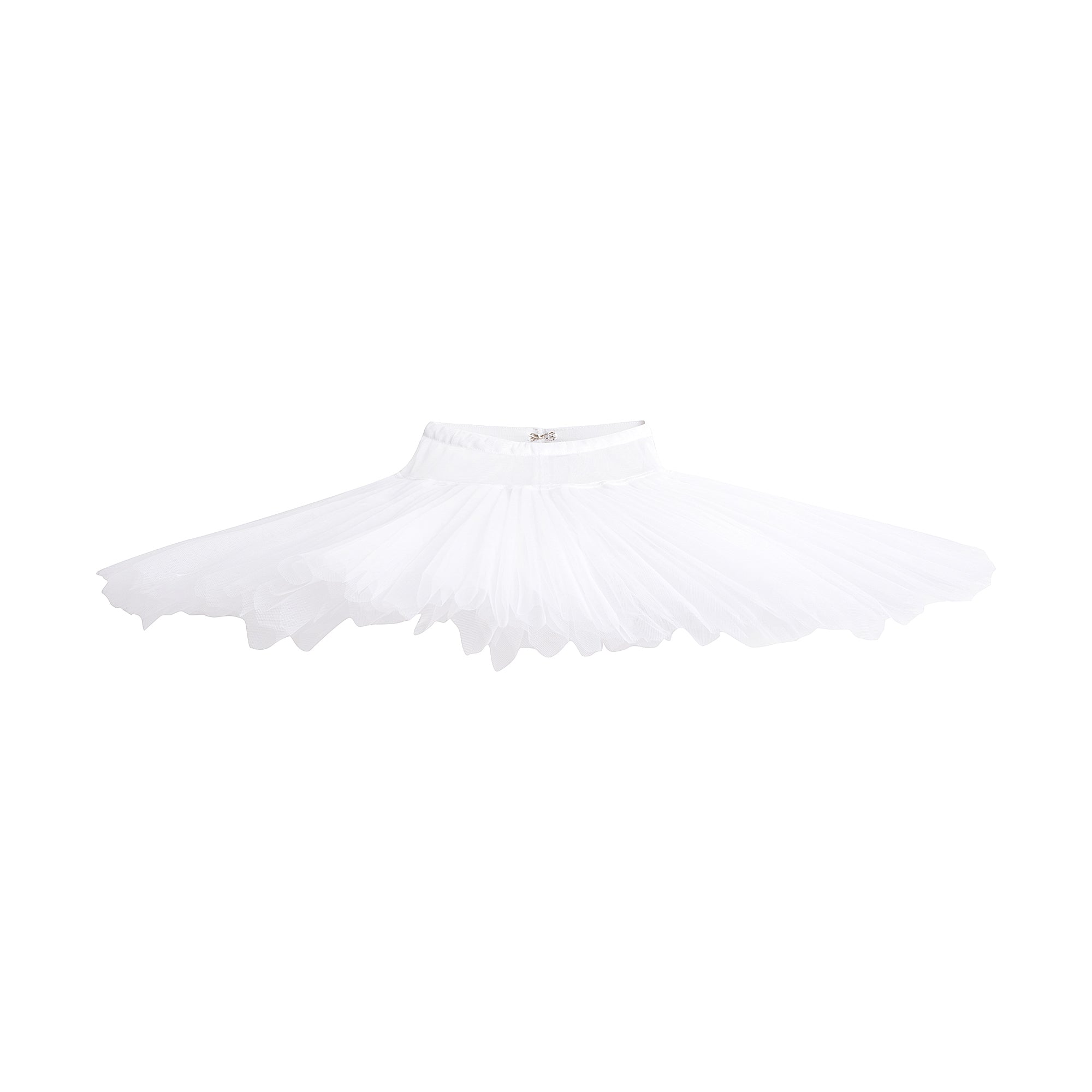 Girls White Ballet TuTu Skirt