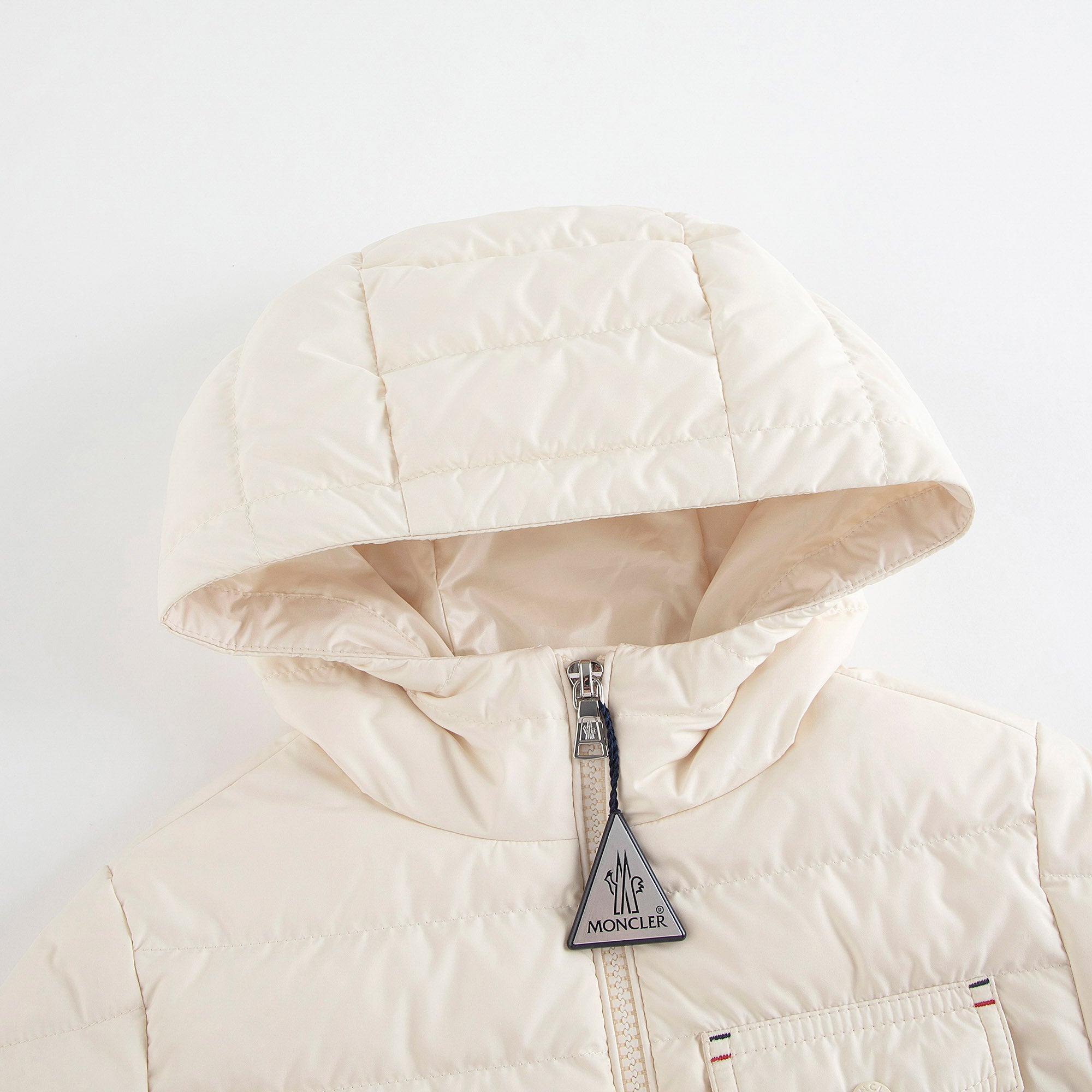 Boys White "QUILLON" Padded Down Jacket