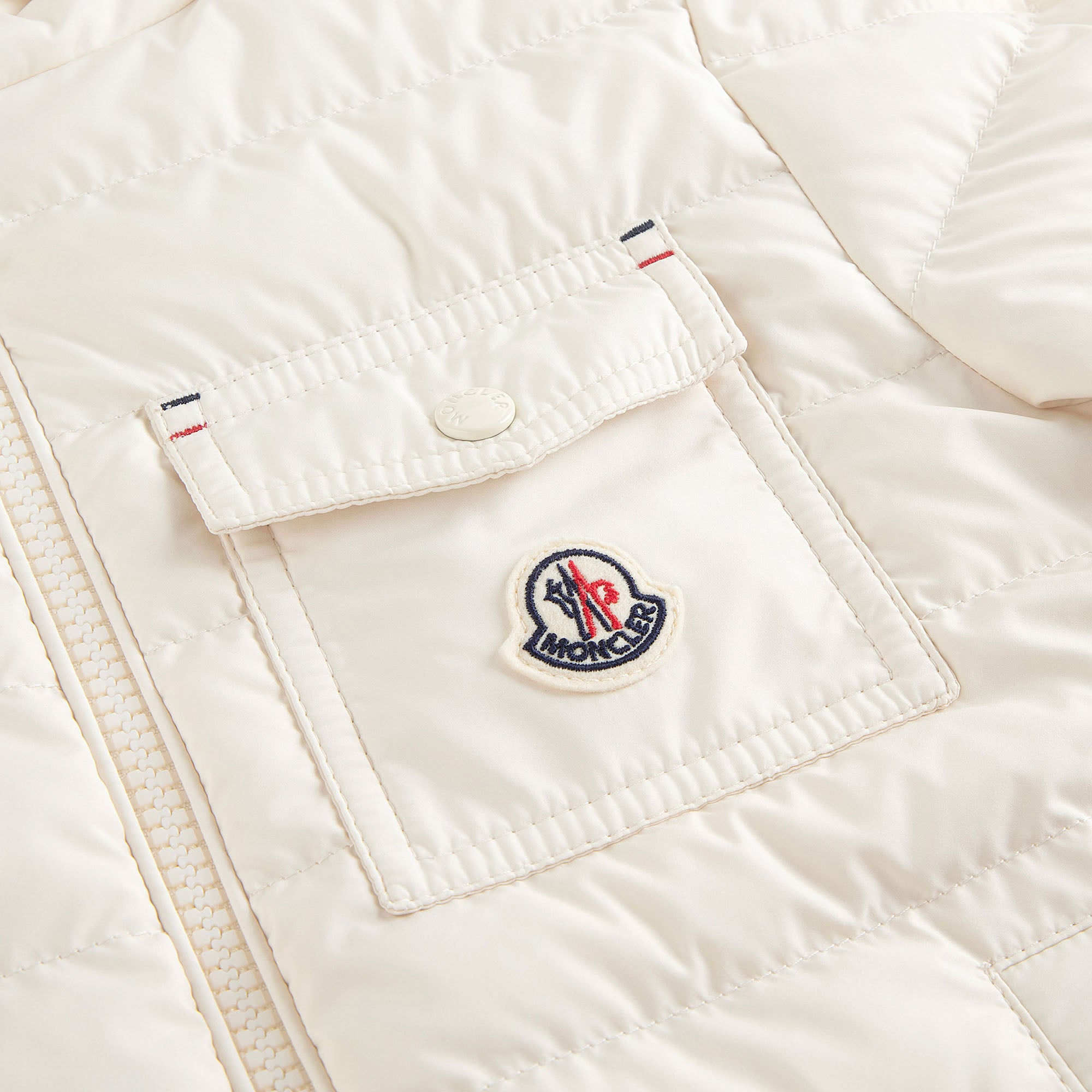 Boys White "QUILLON" Padded Down Jacket