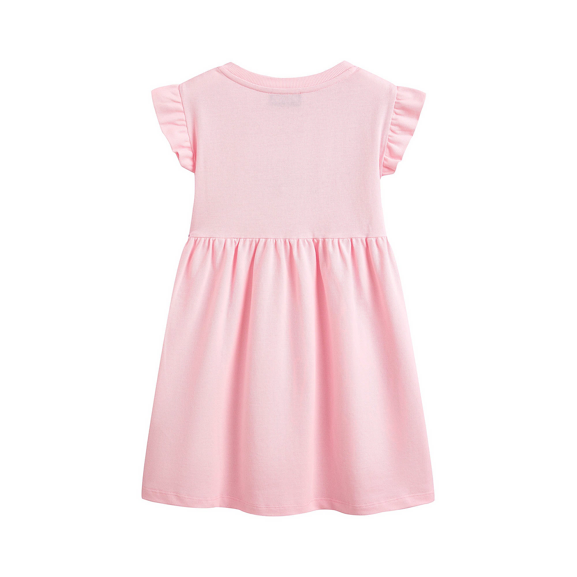 Girls Pink Cotton Dress