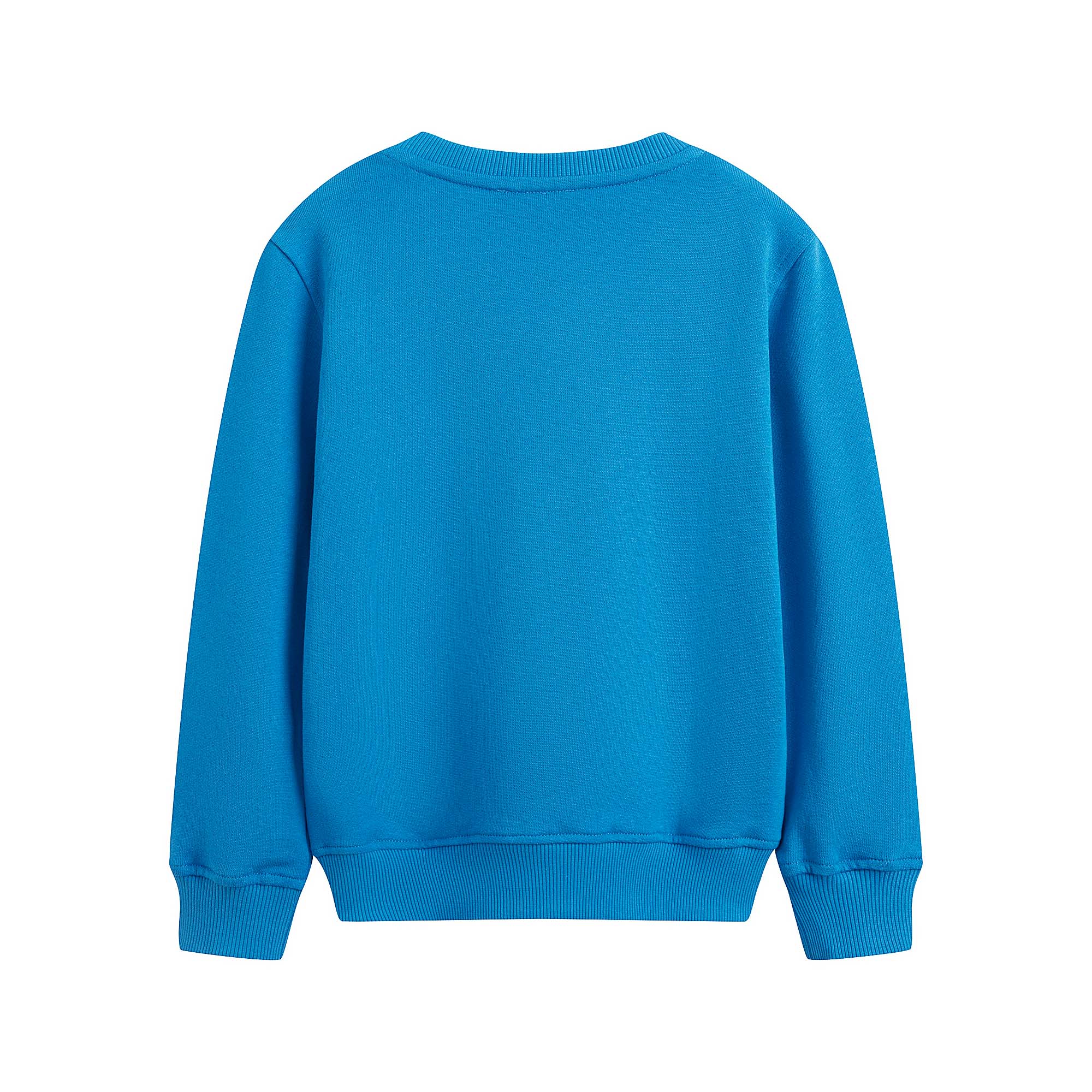 Boys & Girls Blue Logo Cotton Sweatshirt
