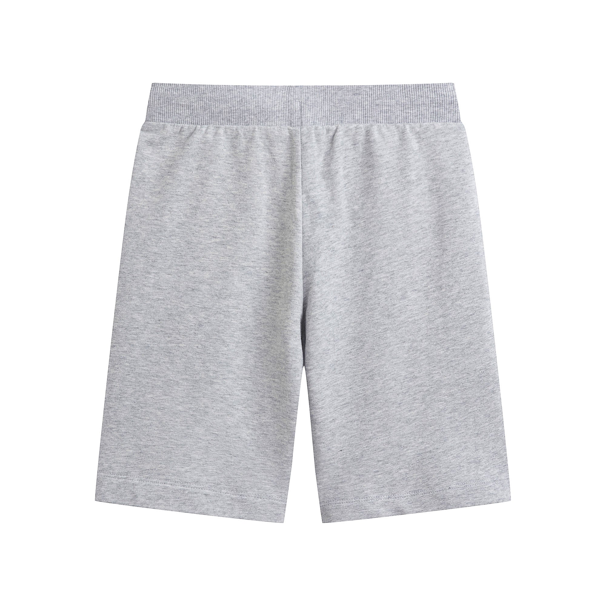 Boys Grey Logo Cotton Shorts