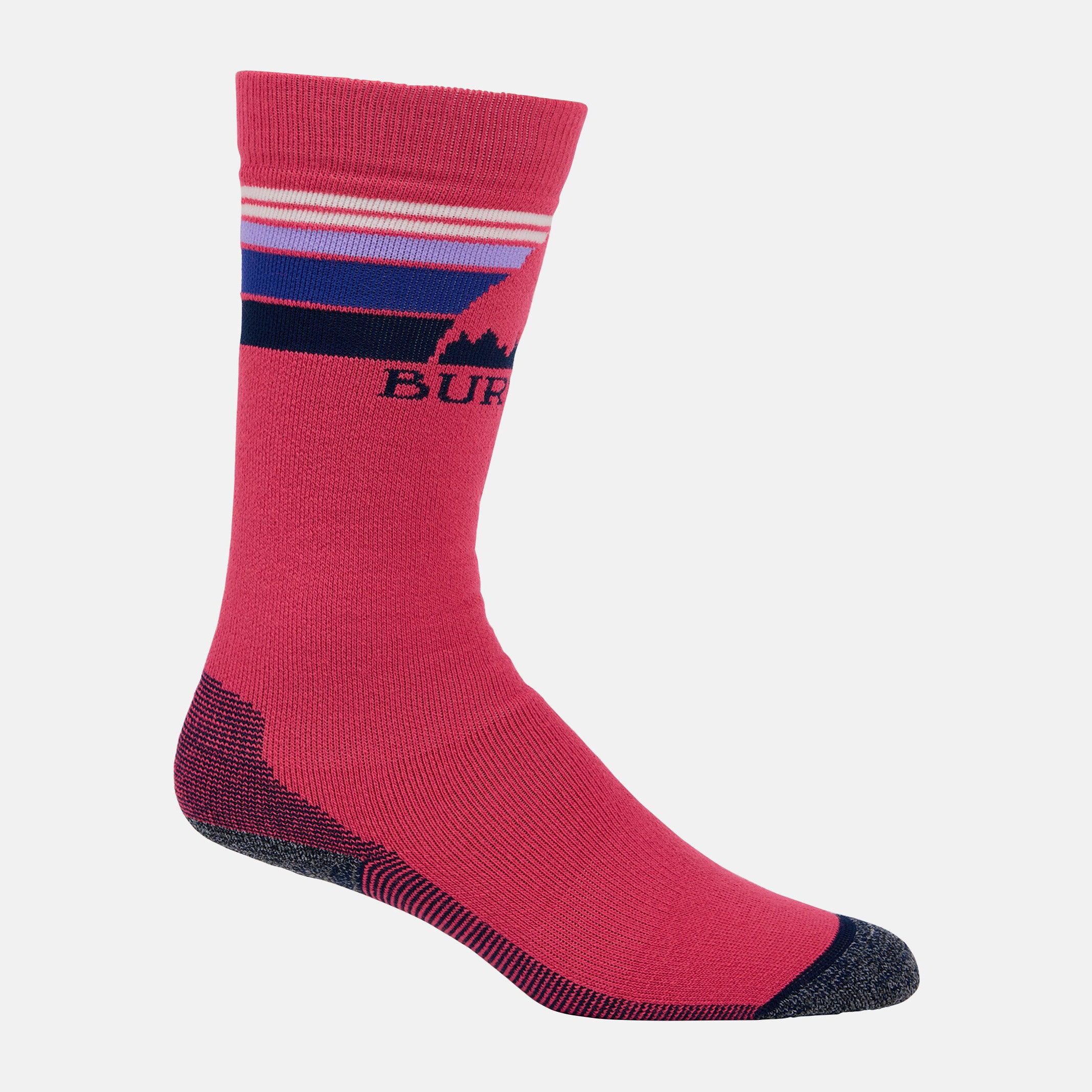 Boys & Girls Fuchsia Logo Snow Socks