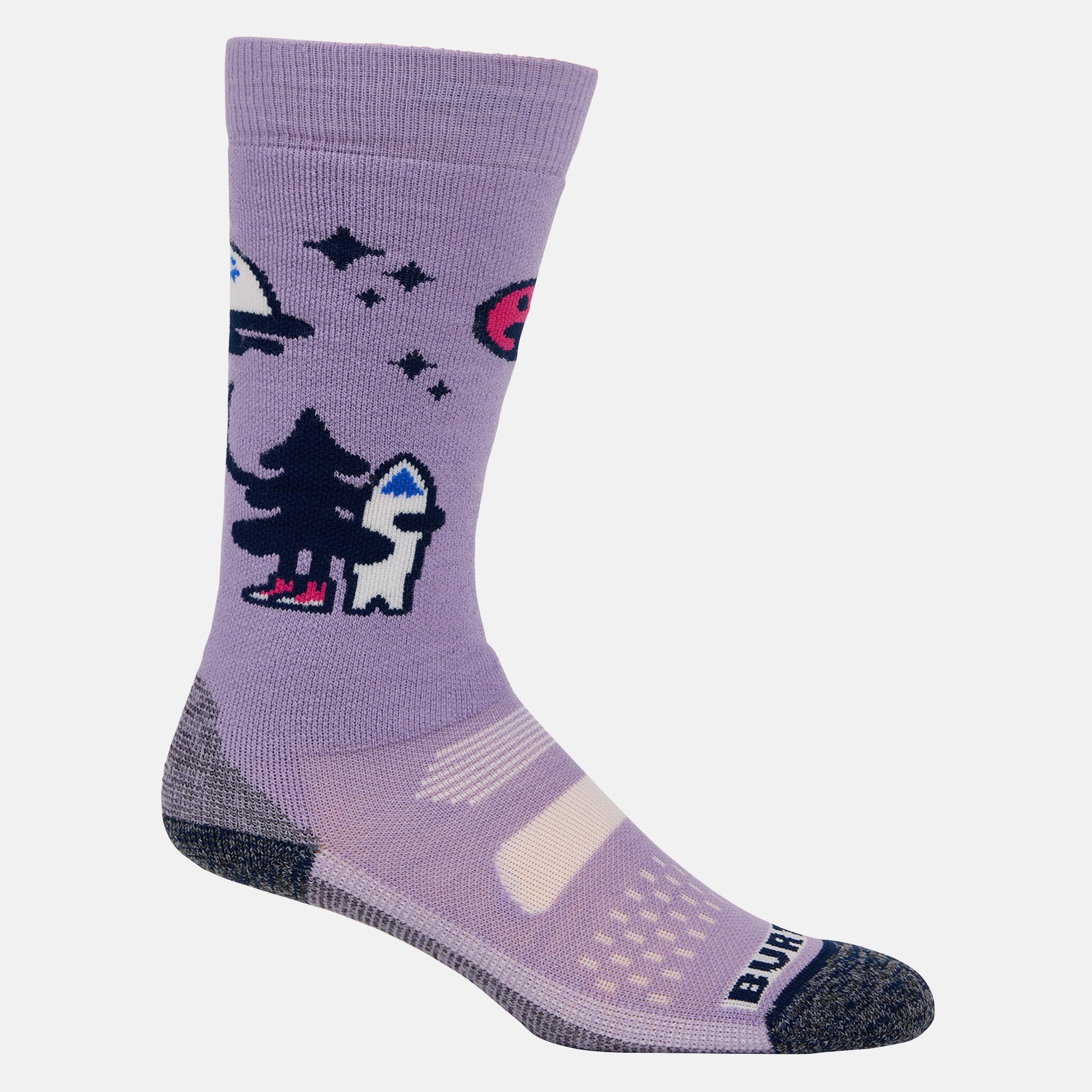Boys & Girls Purple Snow Socks