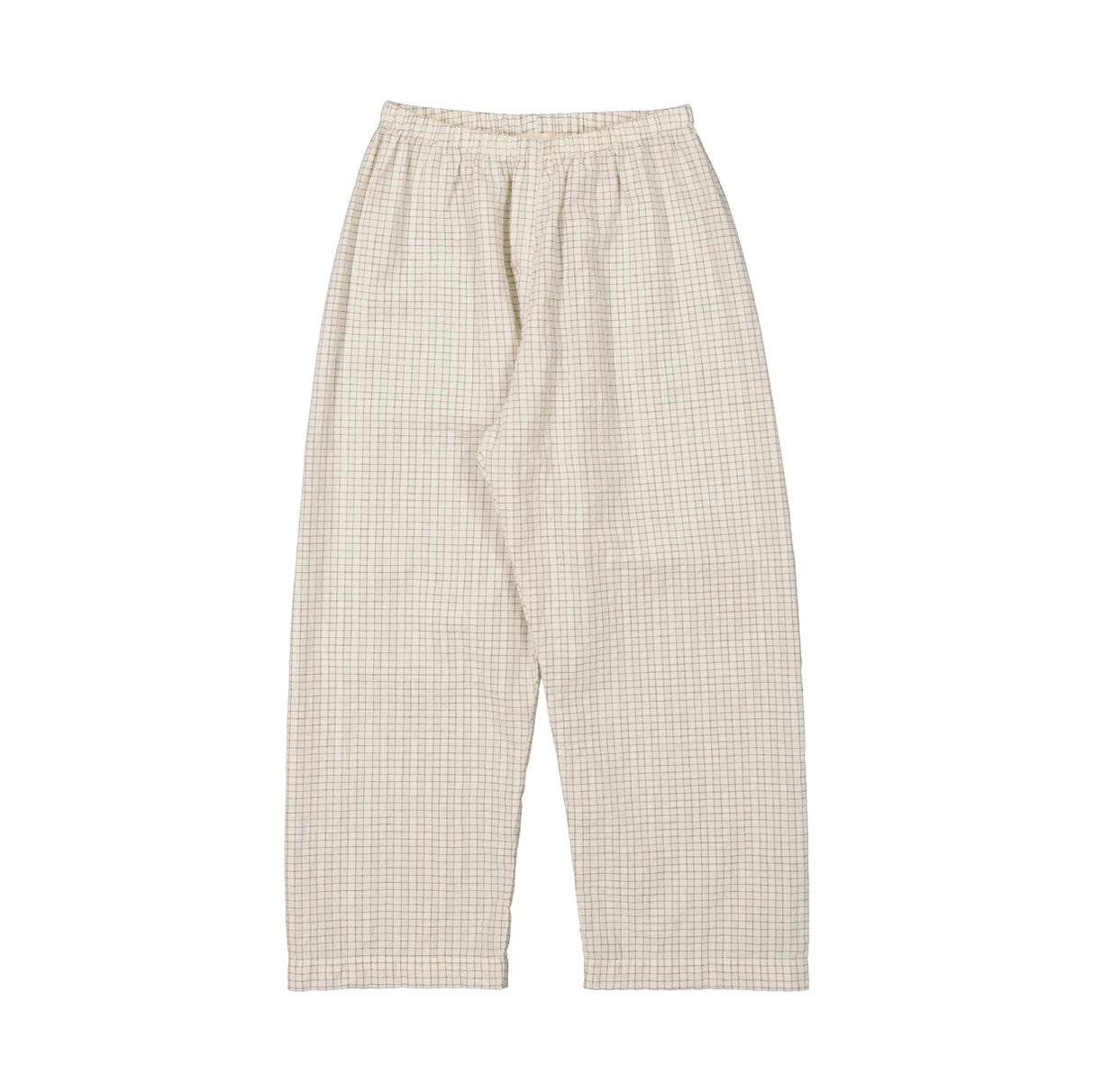 Boys & Girls Beige Check Cotton Nightwear Set