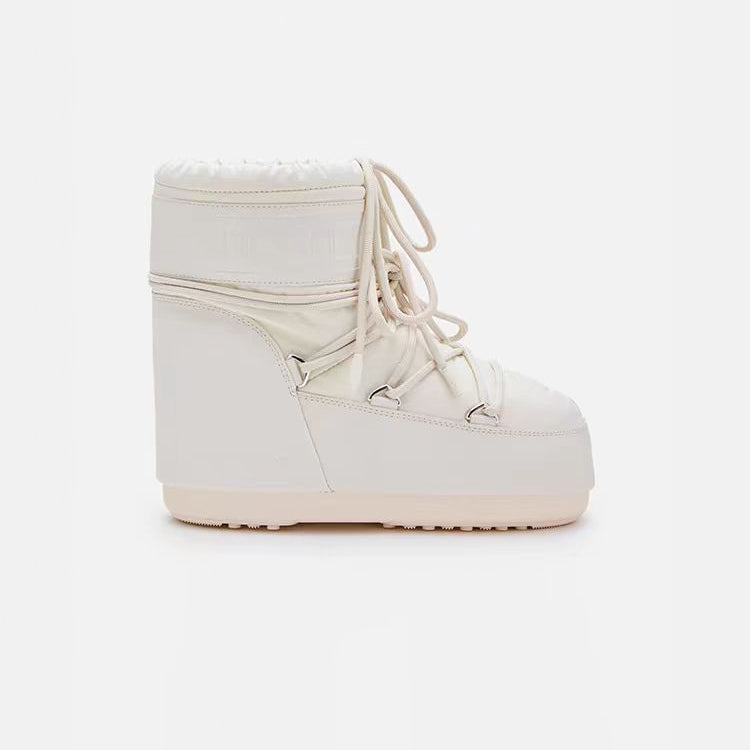 Adult White "ICON LOW" Boots