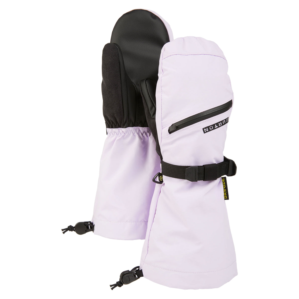Girls Light Purple Snow Mittens