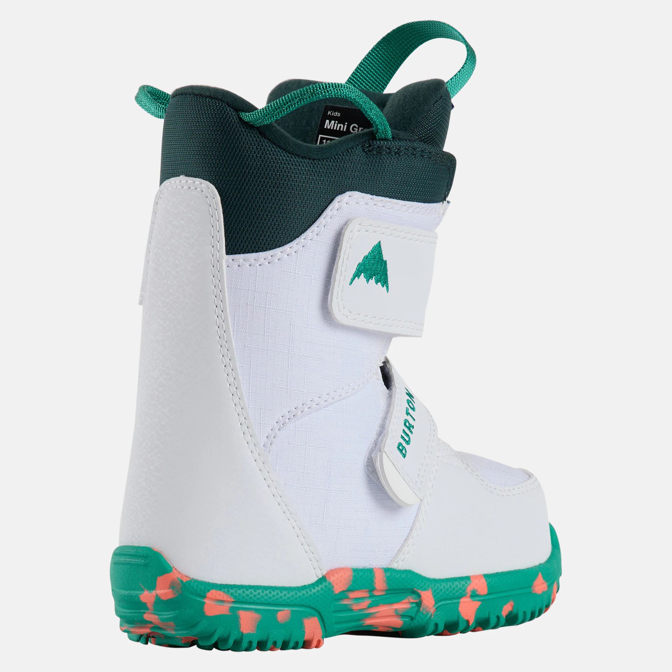 Boys & Girls White "Mini Grom" Snow Boots