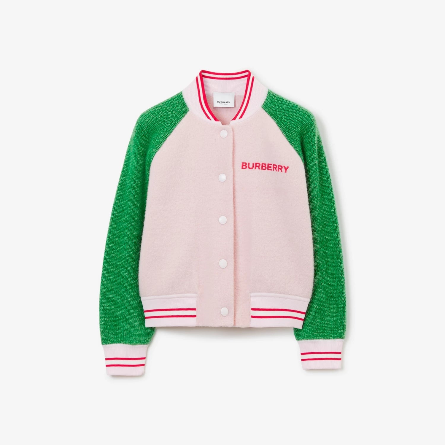 Girls Pink Wool Jacket
