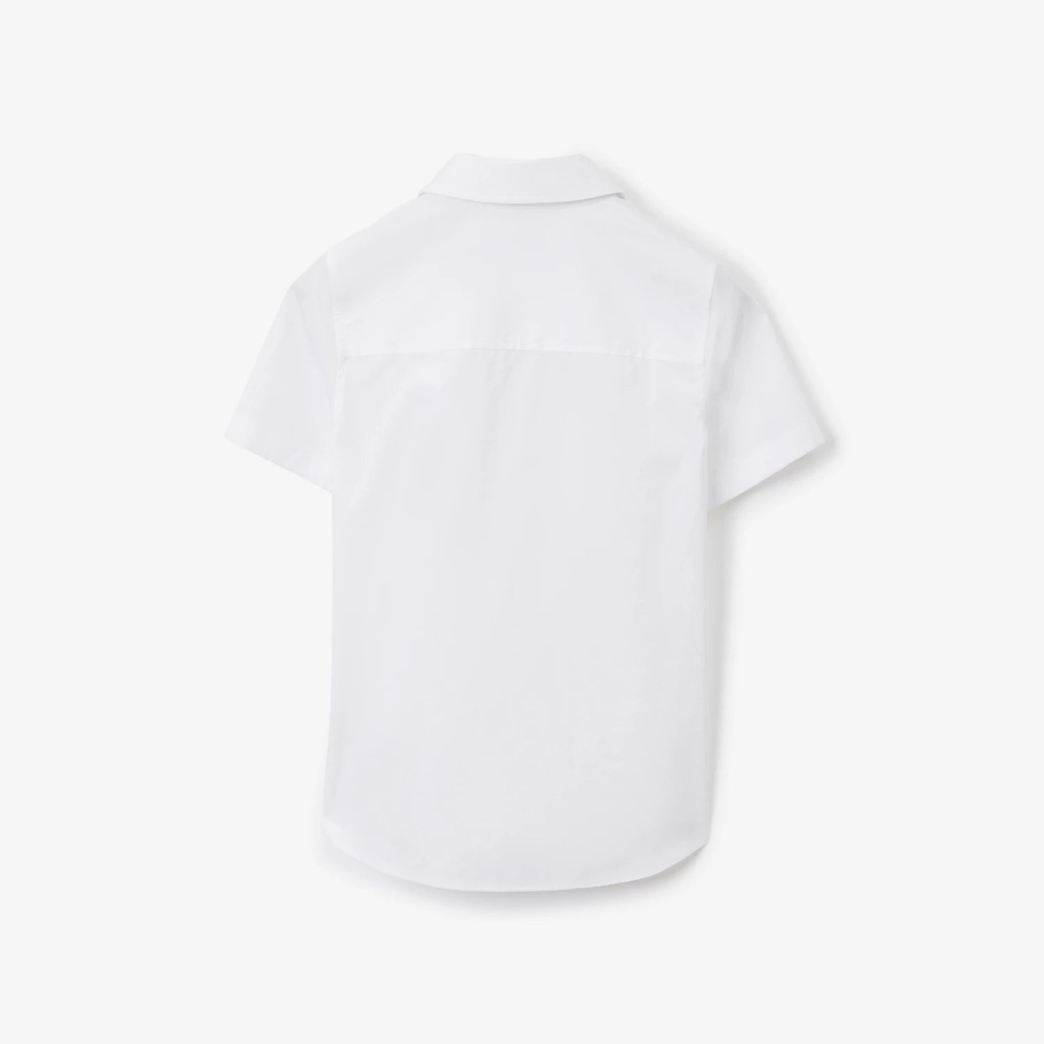 Boys White Cotton Shirt