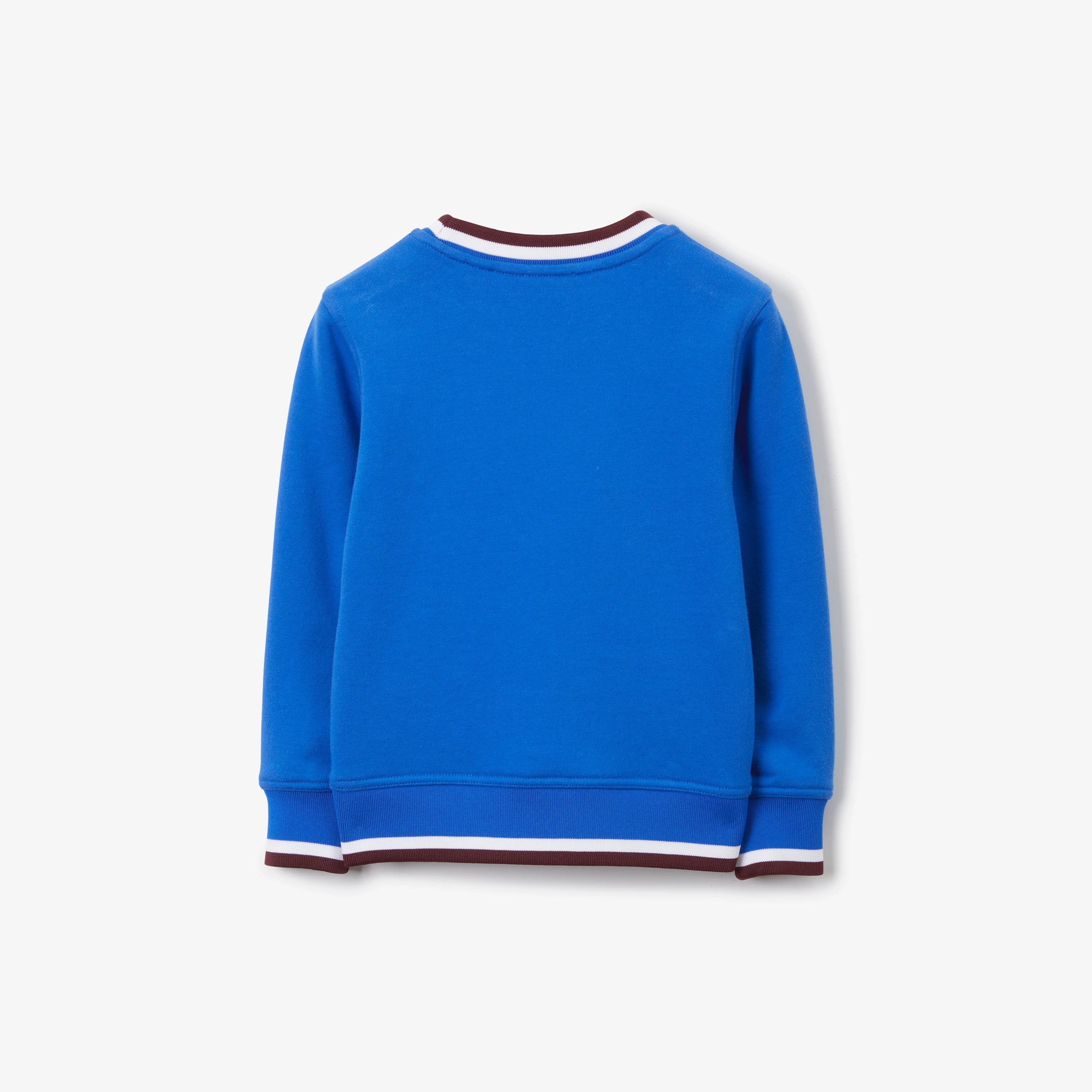 Boys & Girls Blue Logo Cotton Sweatshirt