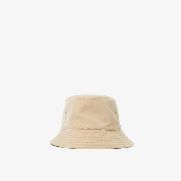 Boys & Girls Beige Reversible Bucket Hat