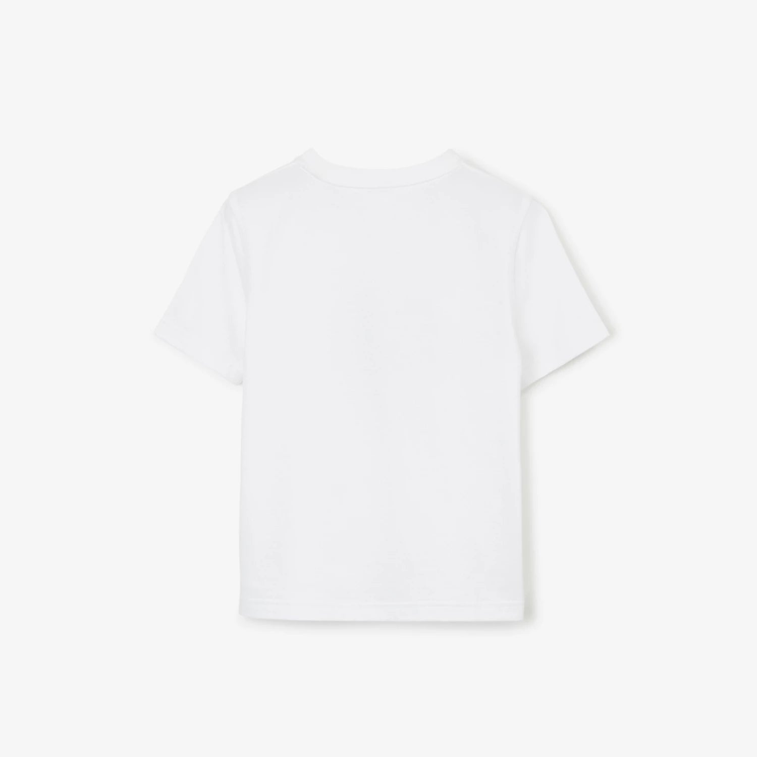 Boys & Girls White Printed Cotton T-Shirt