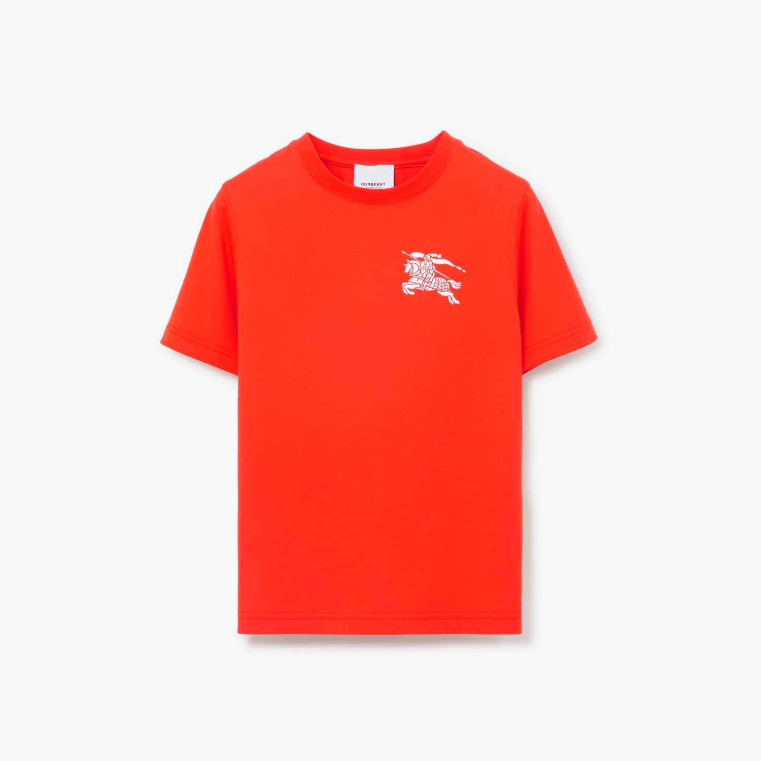 Boys & Girls Red Cotton T-Shirt