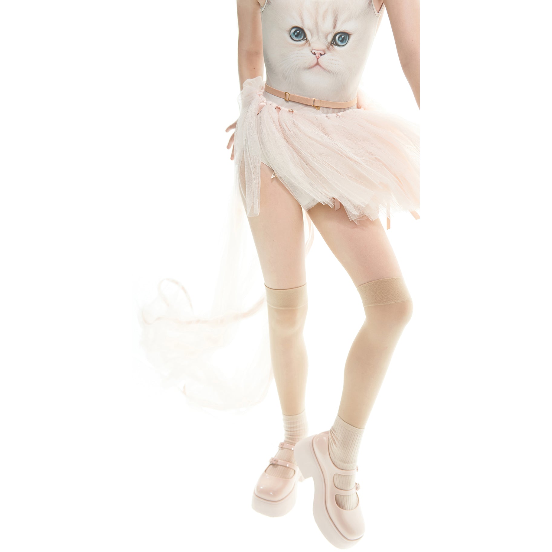 Girls Pale Pink Ballet TuTu Skirt(J231TU30PN/baby blush)