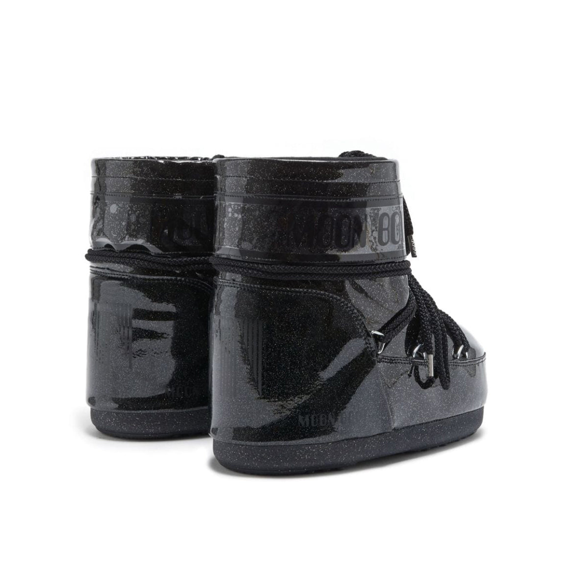 Adult Black Glitter "ICON LOW" Boots